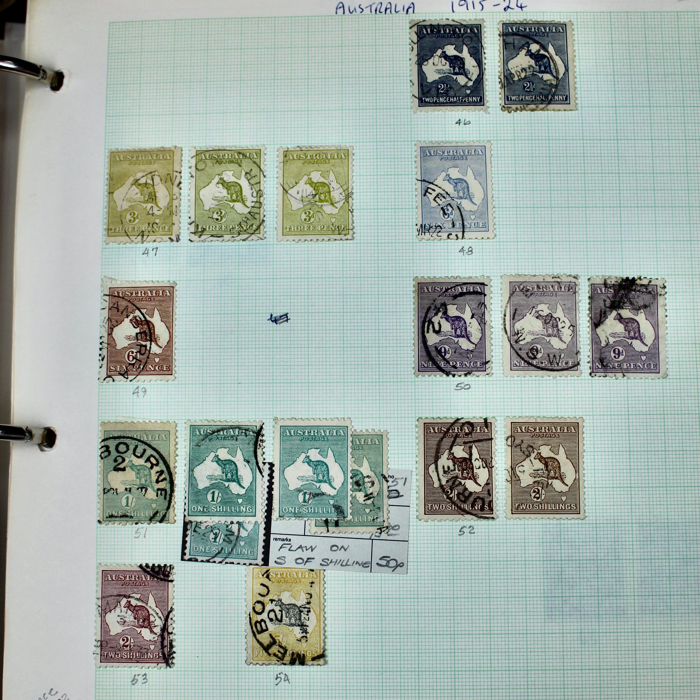 Australia Postage Stamp Collection, Mint and Used