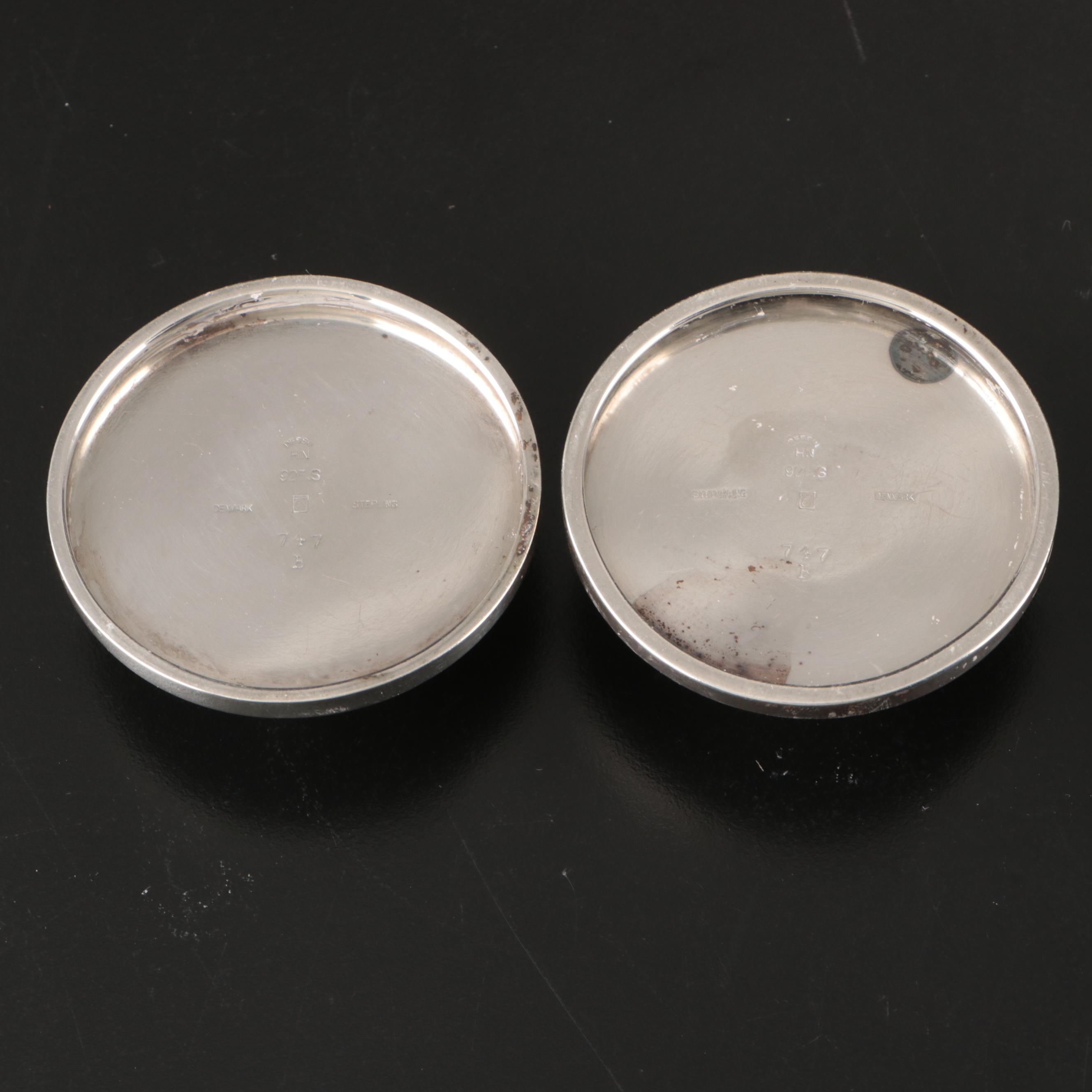 Georg Jensen Sterling Silver Candle Holders