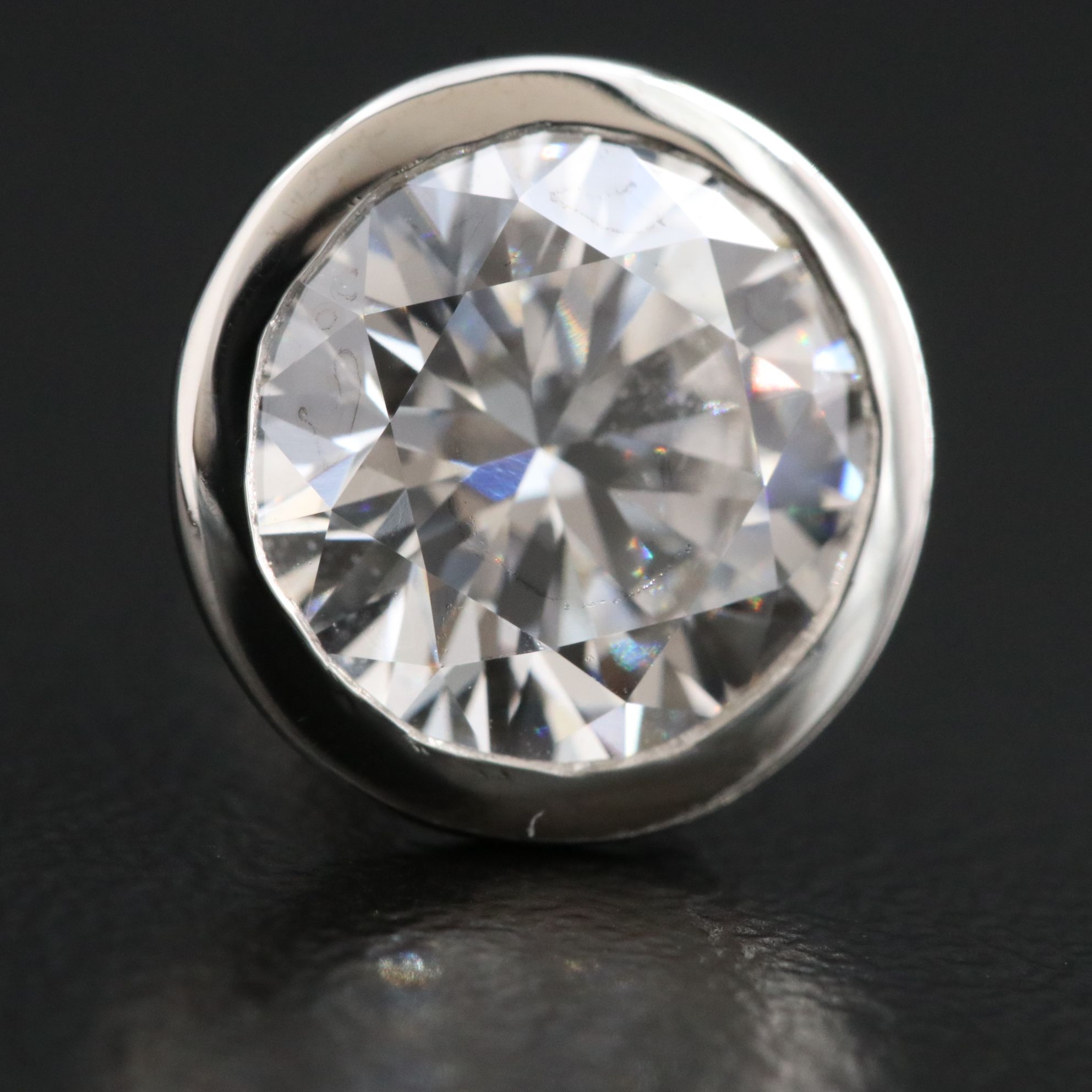 Platinum 5.28 CTW Lab Grown Diamond Stud Earrings with IGI Reports