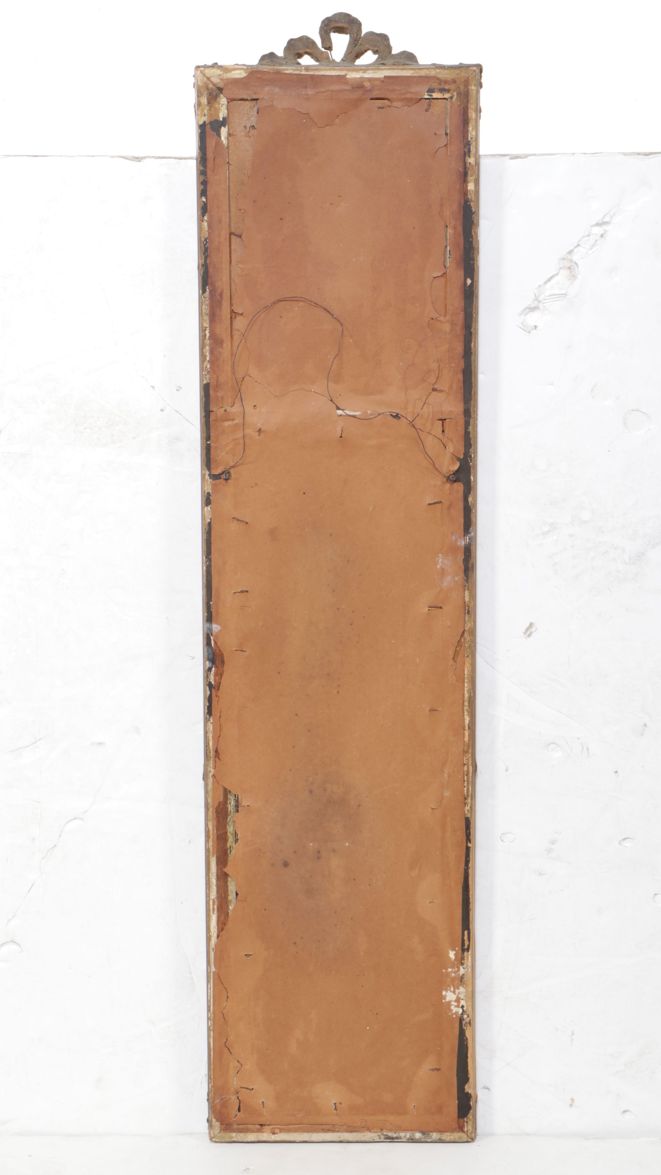 French Rococo Style Giltwood and Molded Plaster Tremeau Mirror