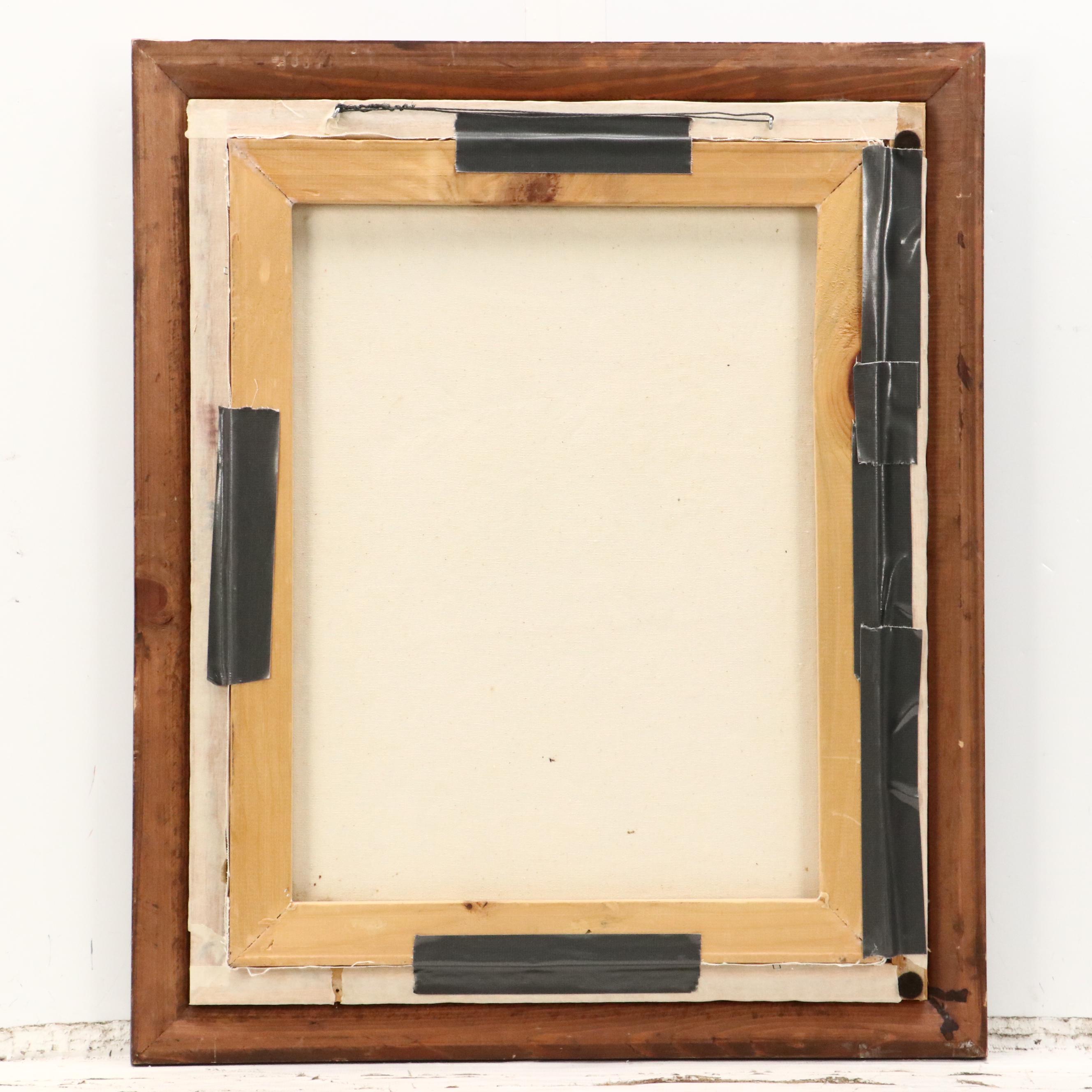 Kressley Montmartre Parisian Cityscape Oil Painting with the Moulin Rouge