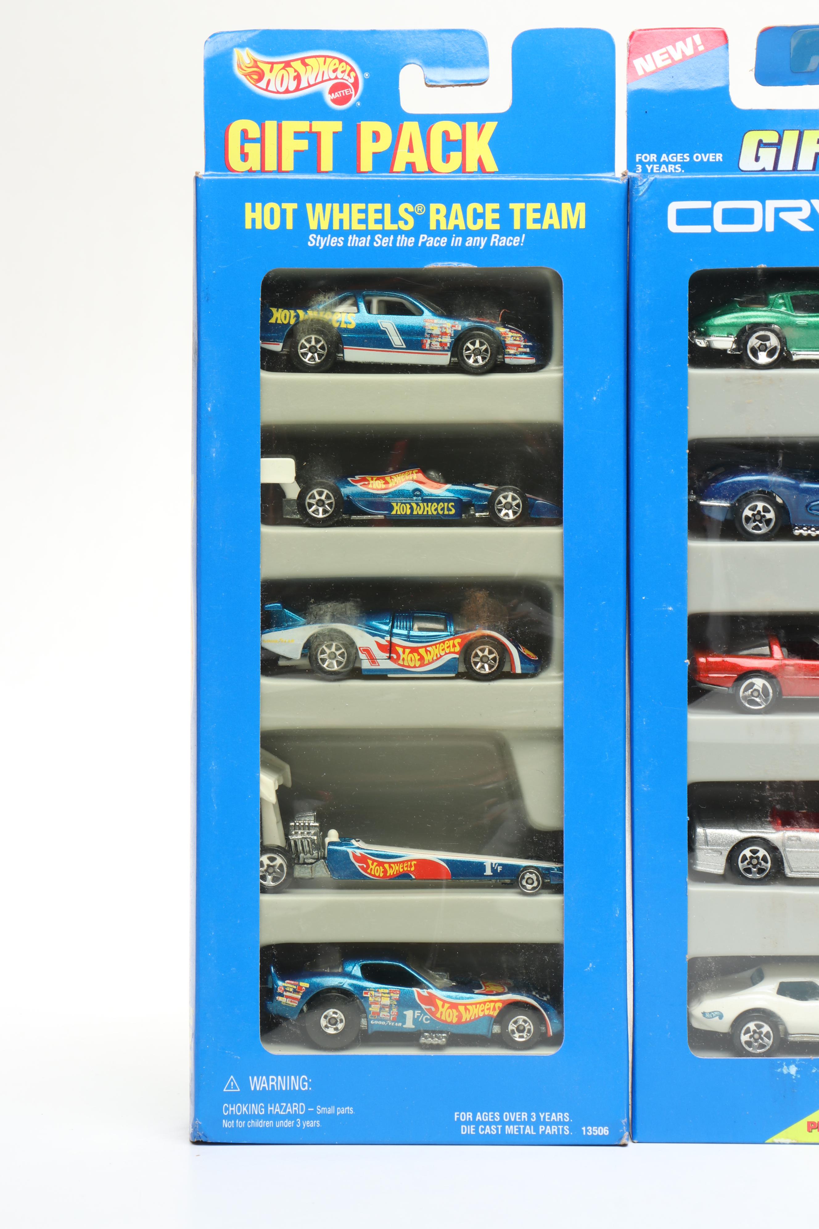 Hot Wheels "Corvette," "Chevrolet" and More Toy Car Gift Packs