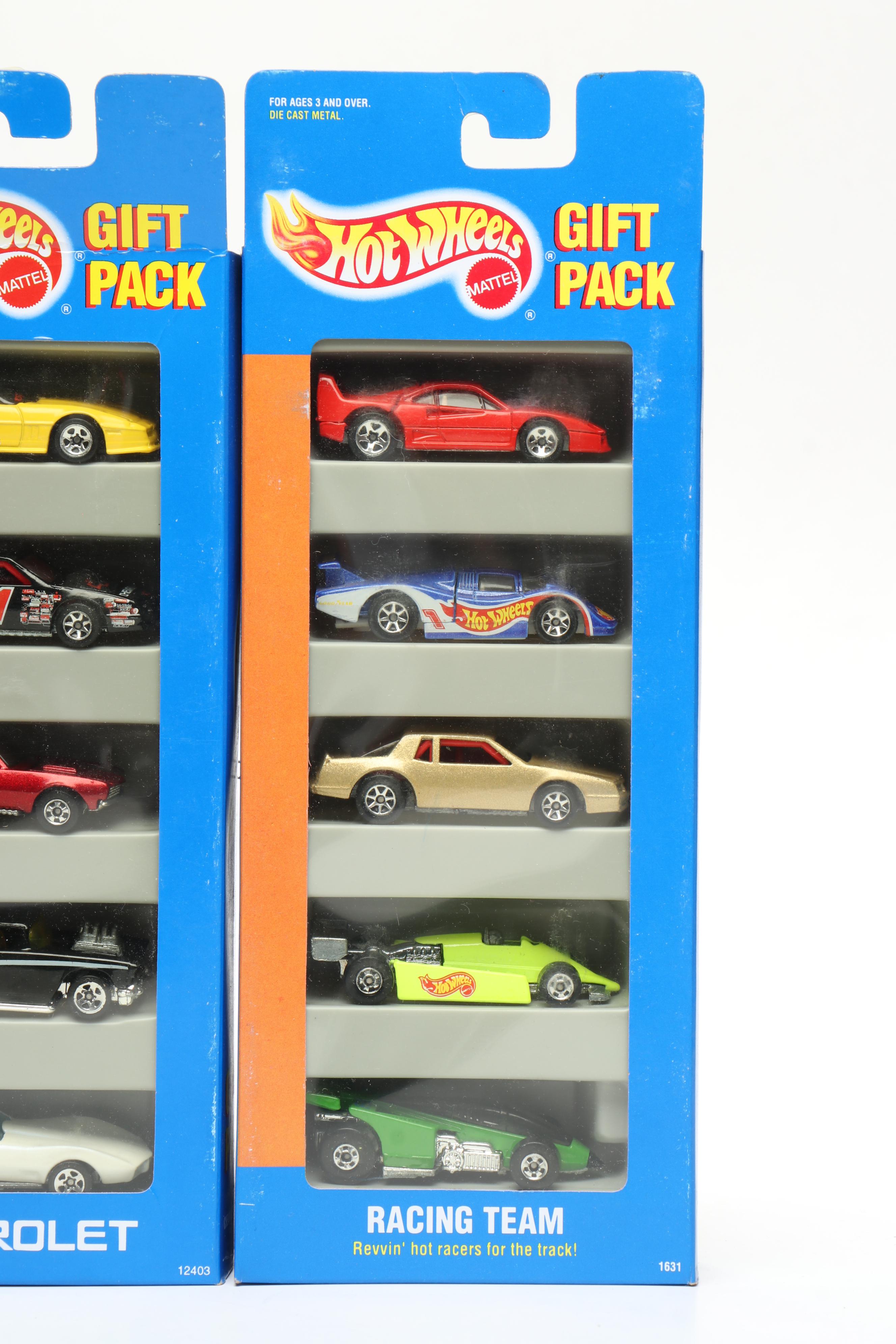 Hot Wheels "Corvette," "Chevrolet" and More Toy Car Gift Packs