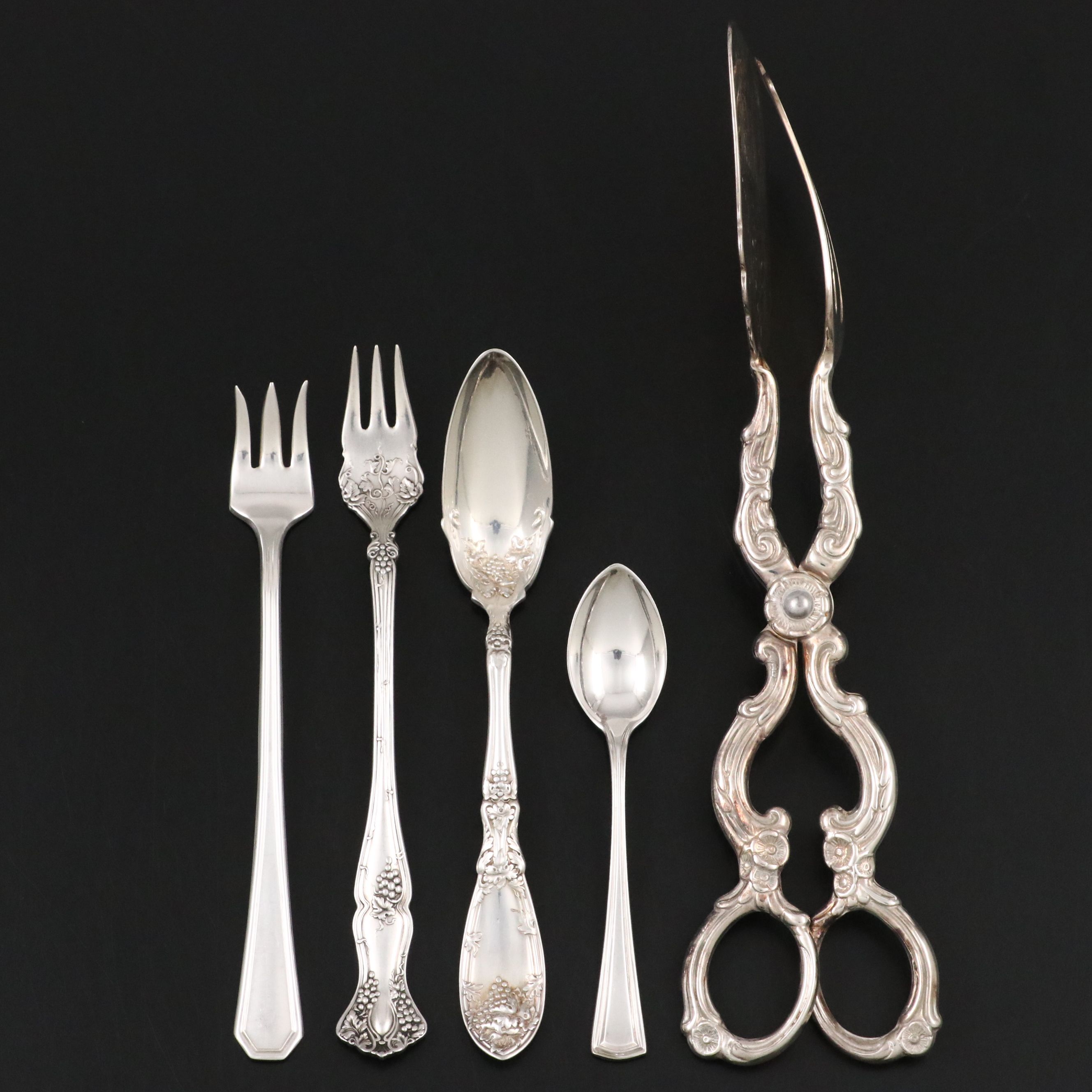 Godinger Silver Plate Candelabrum with Other Silver Plate and Glass Tableware