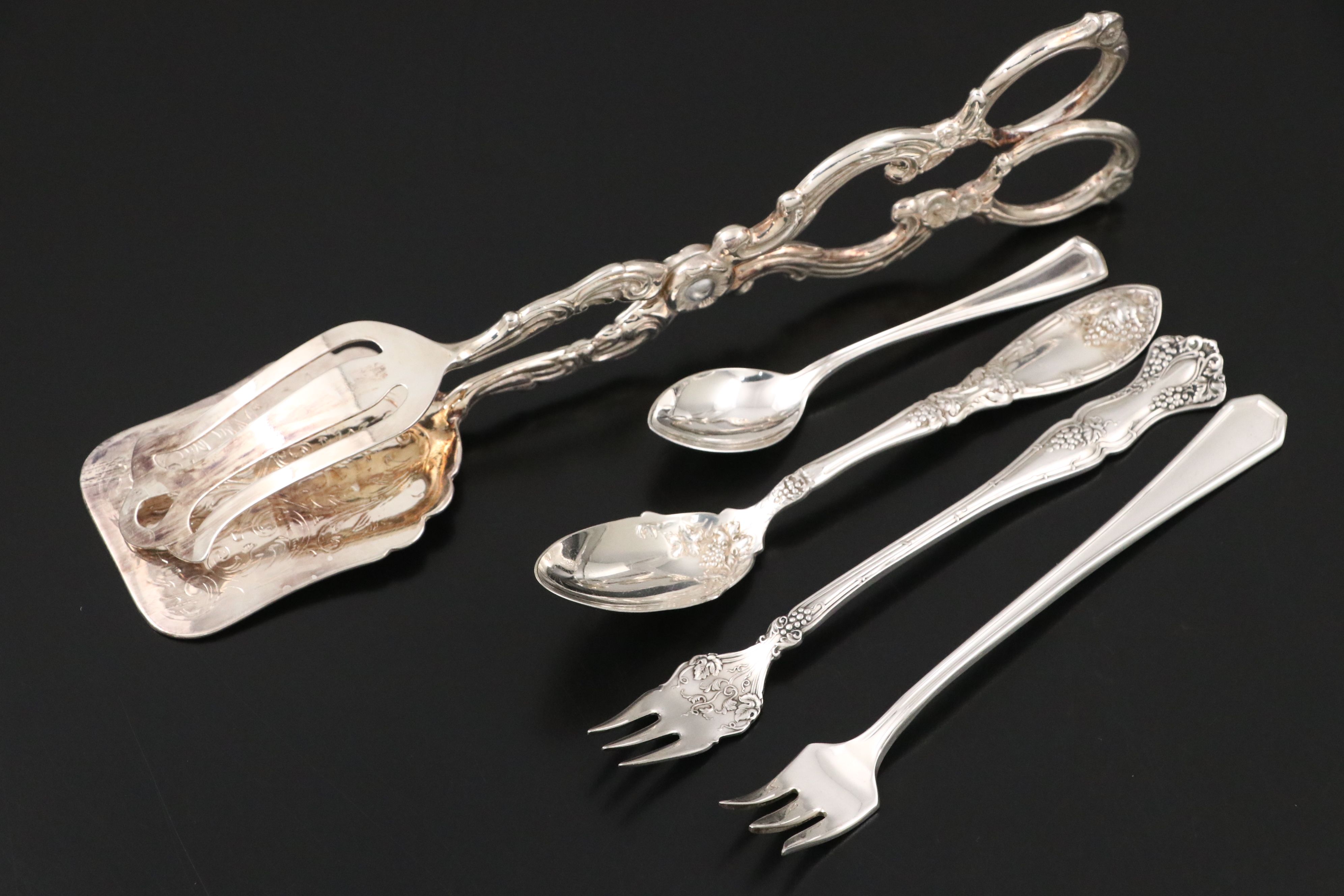 Godinger Silver Plate Candelabrum with Other Silver Plate and Glass Tableware