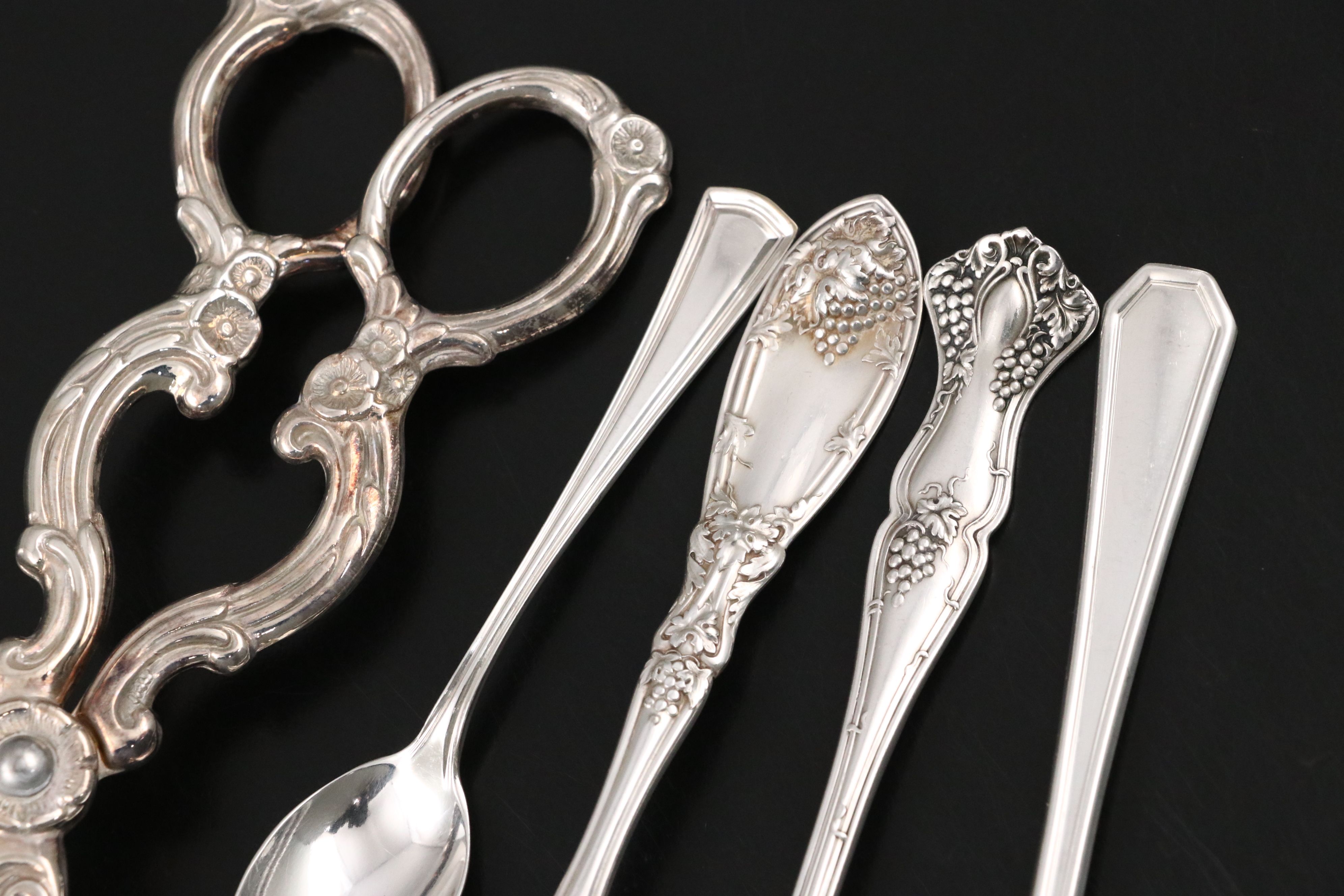 Godinger Silver Plate Candelabrum with Other Silver Plate and Glass Tableware