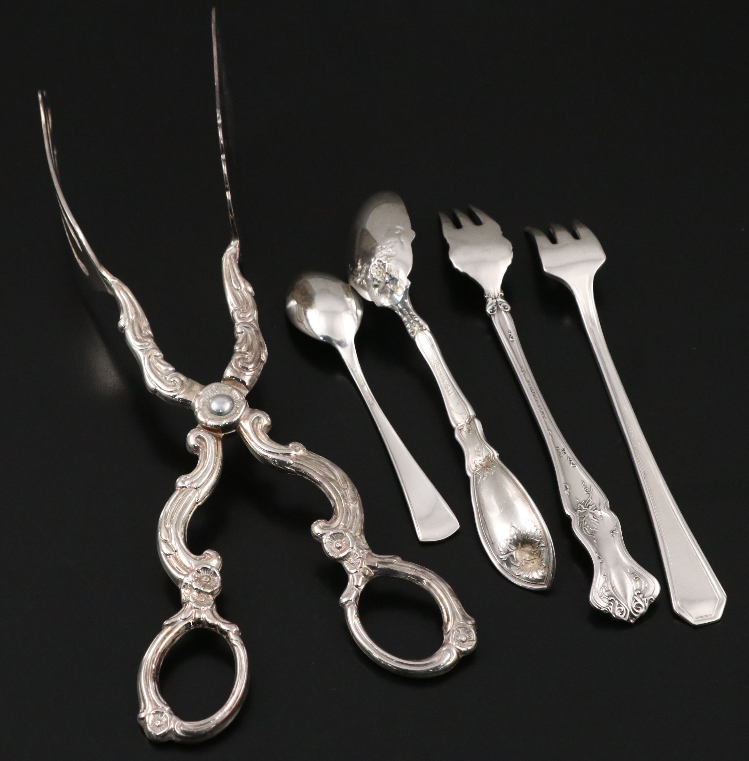 Godinger Silver Plate Candelabrum with Other Silver Plate and Glass Tableware