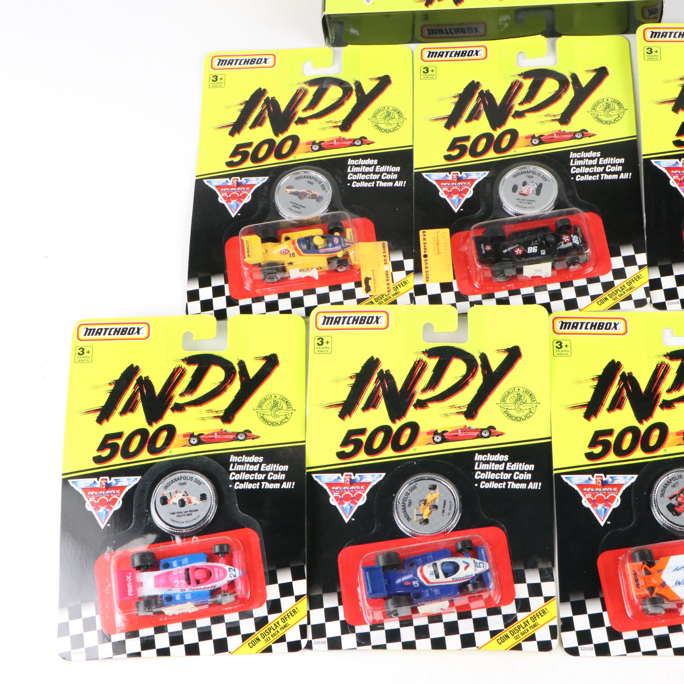 Matchbox "Speedway Team Transporter" and More Indy 500 Toy Cars, 1990