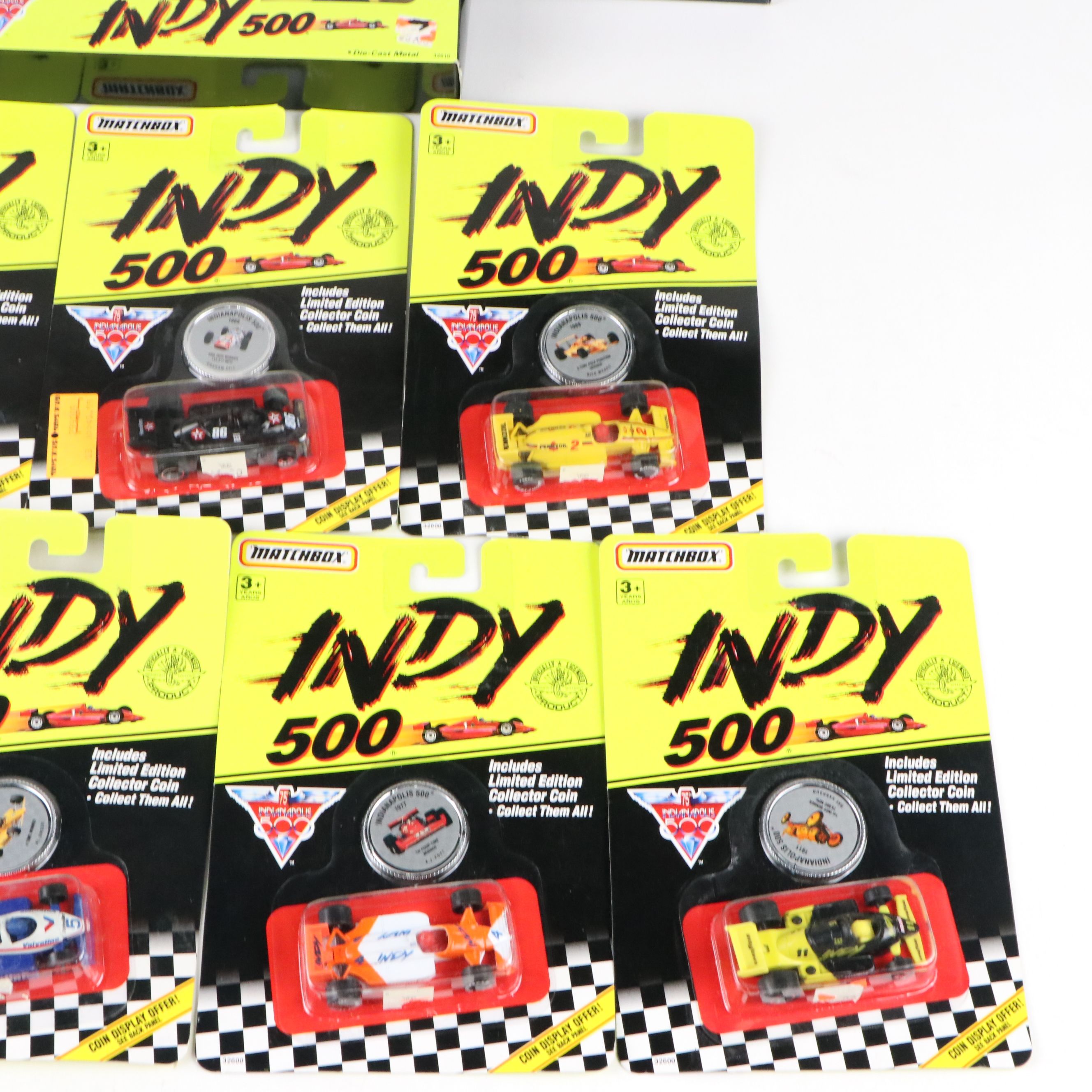 Matchbox "Speedway Team Transporter" and More Indy 500 Toy Cars, 1990