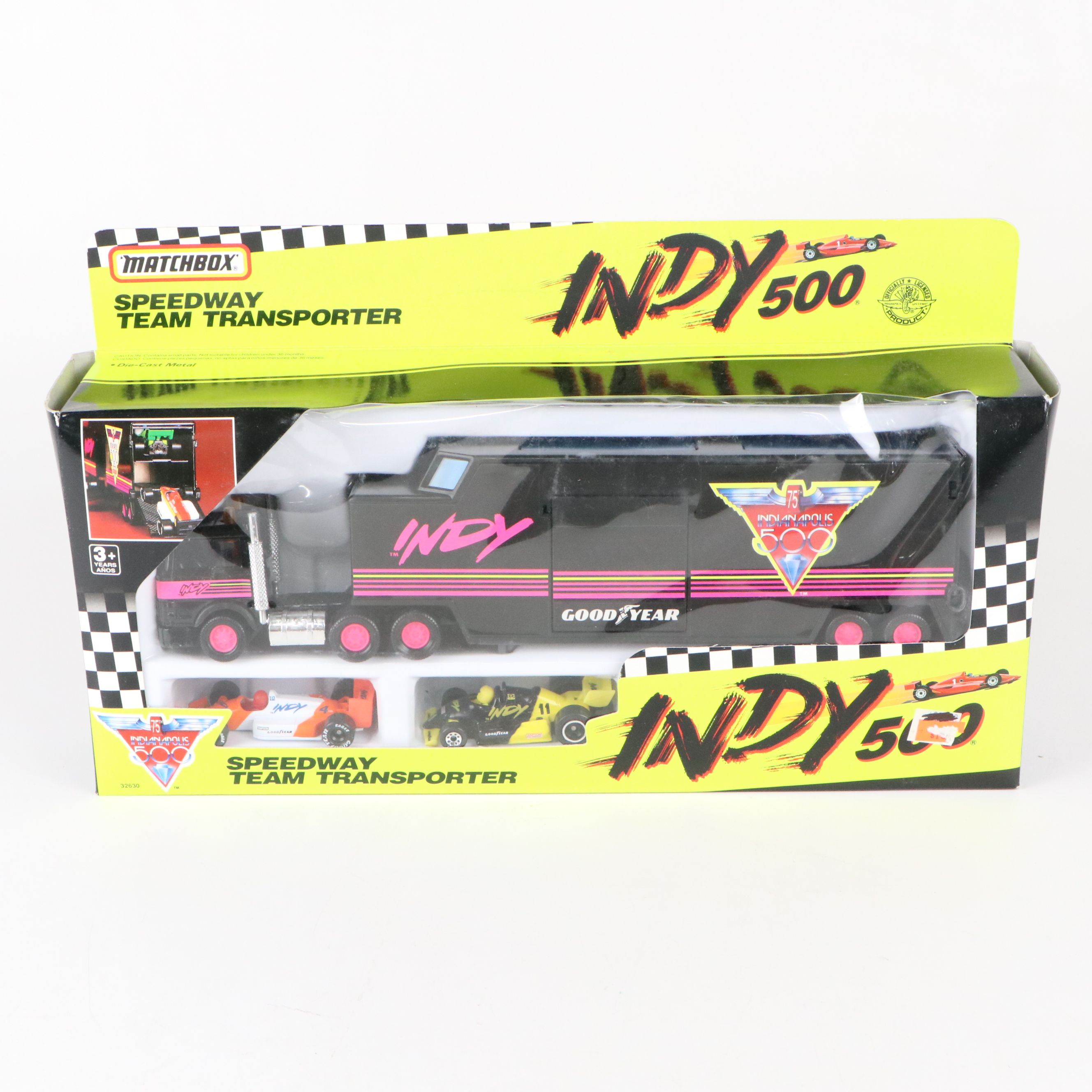 Matchbox "Speedway Team Transporter" and More Indy 500 Toy Cars, 1990