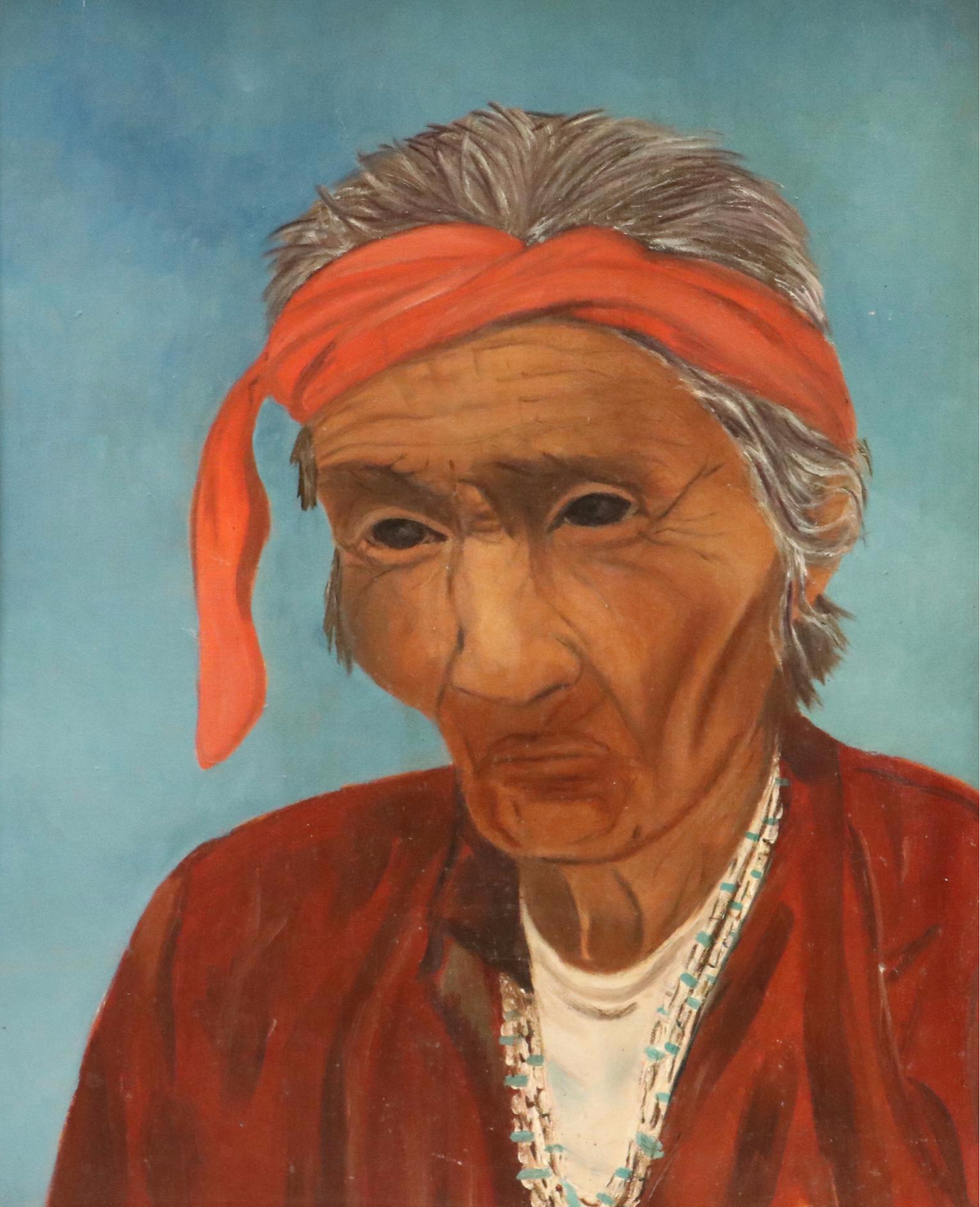 Duncan Portrait Oil Painting "Age," 1964