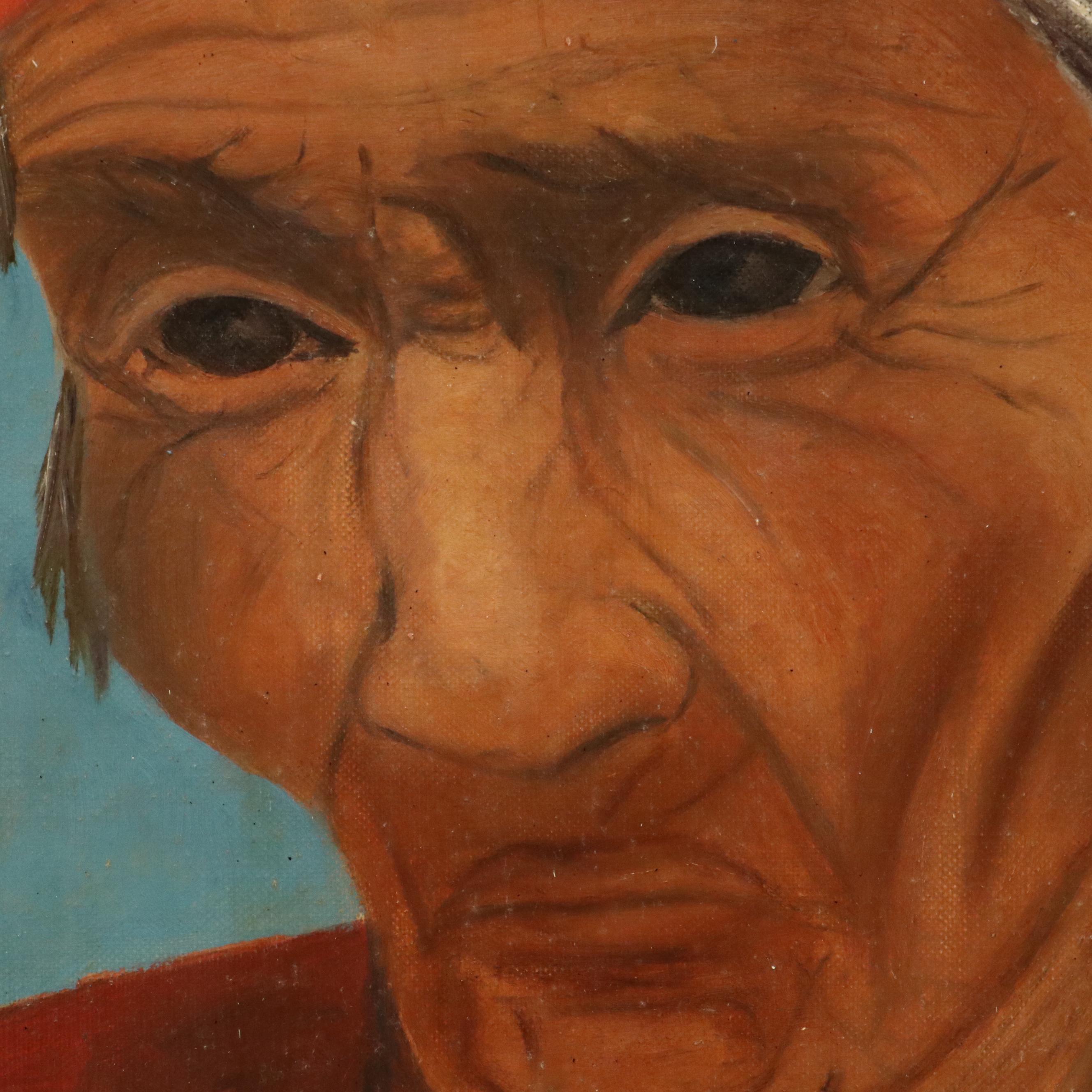 Duncan Portrait Oil Painting "Age," 1964
