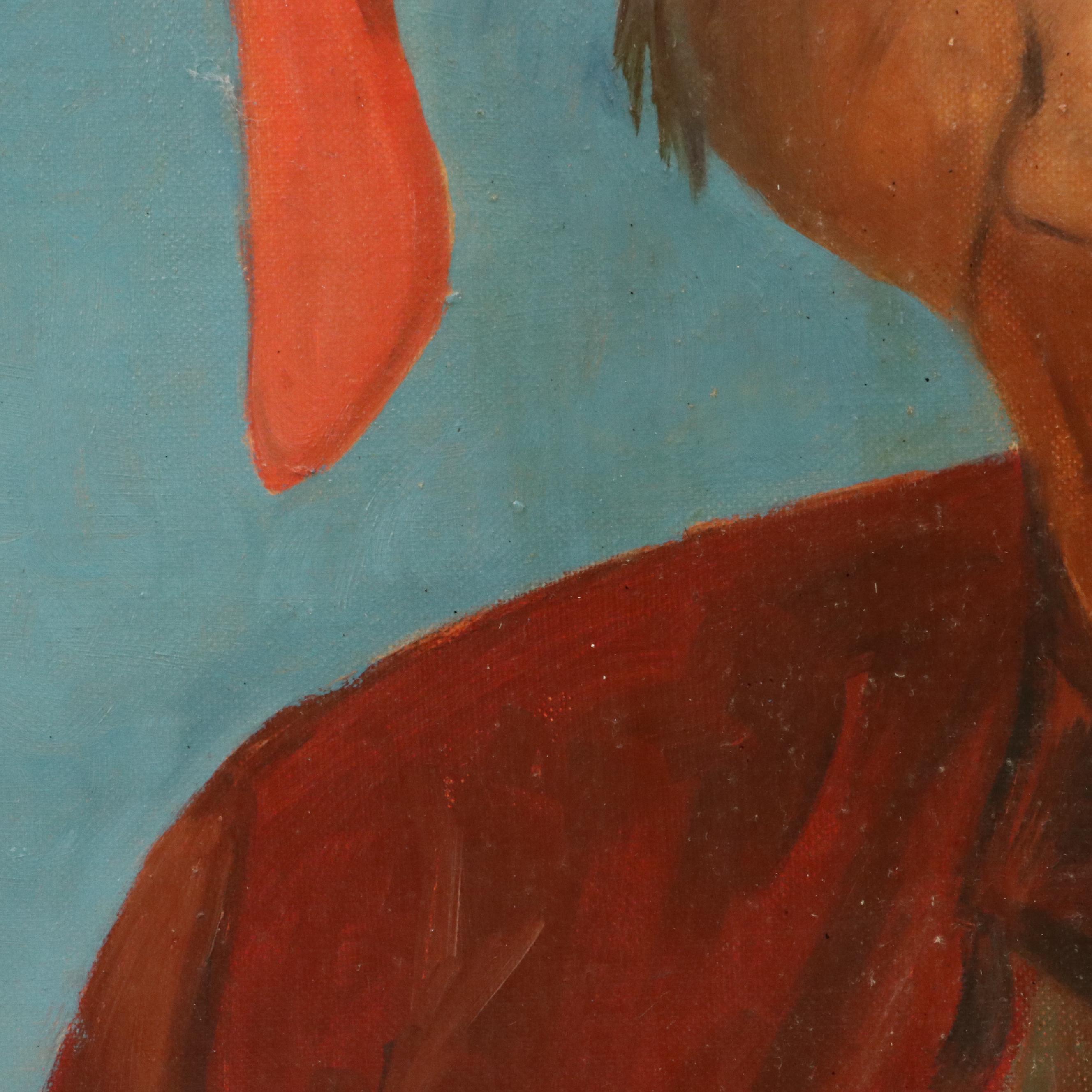 Duncan Portrait Oil Painting "Age," 1964