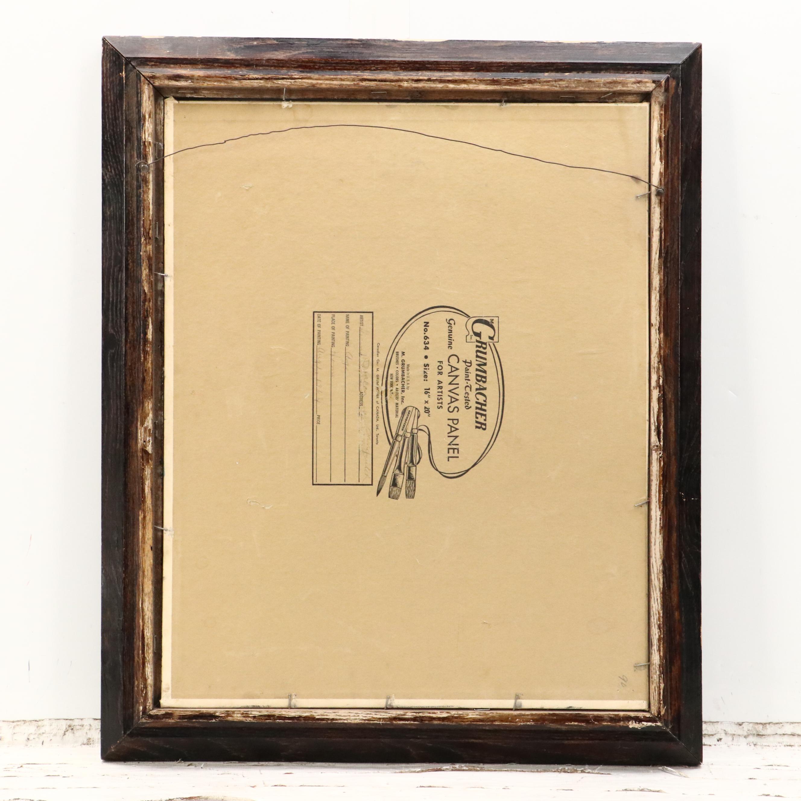 Duncan Portrait Oil Painting "Age," 1964