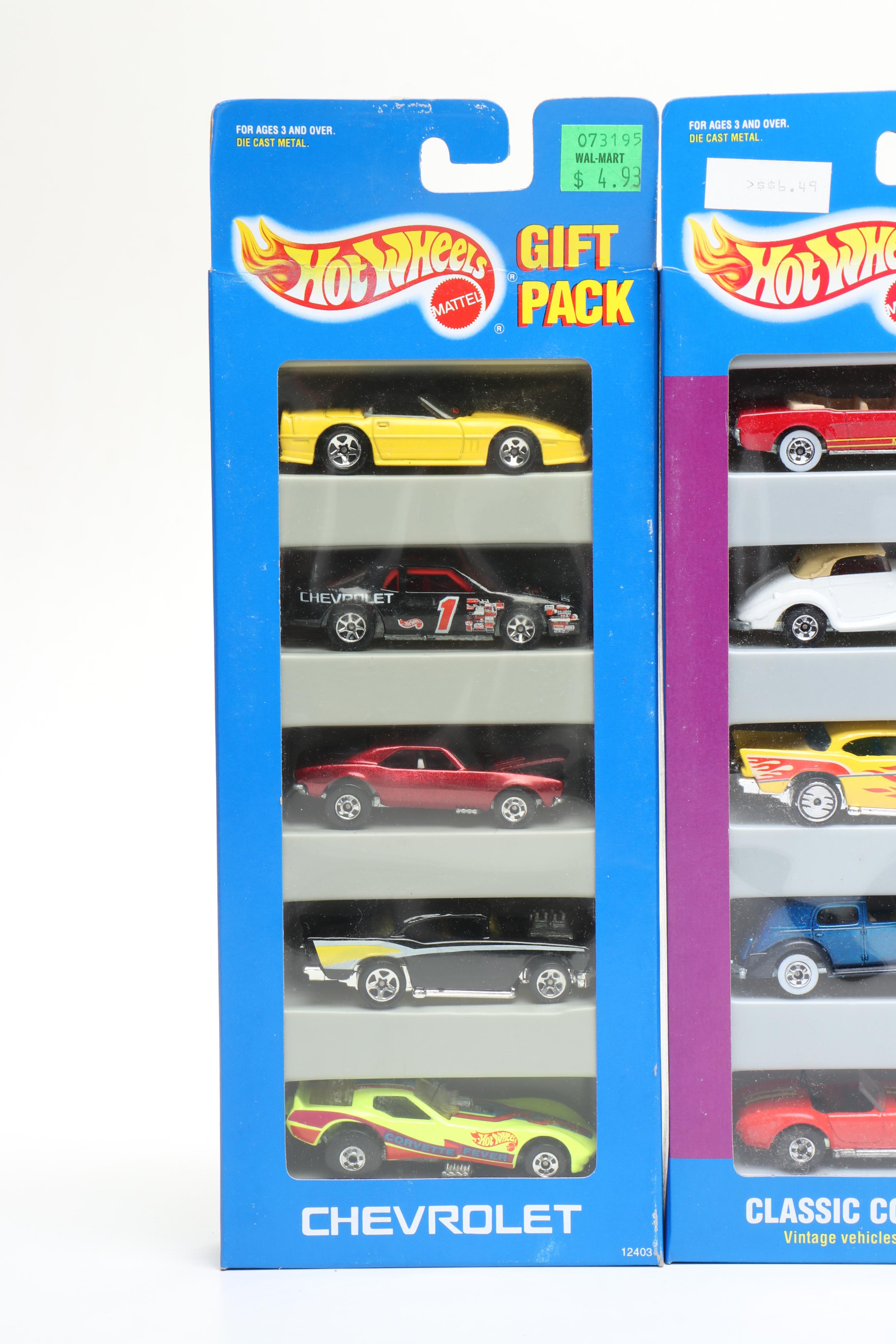 Hot Wheels "60's Muscle Cars," "Super Show Cars" and More Toy Car Gift Packs
