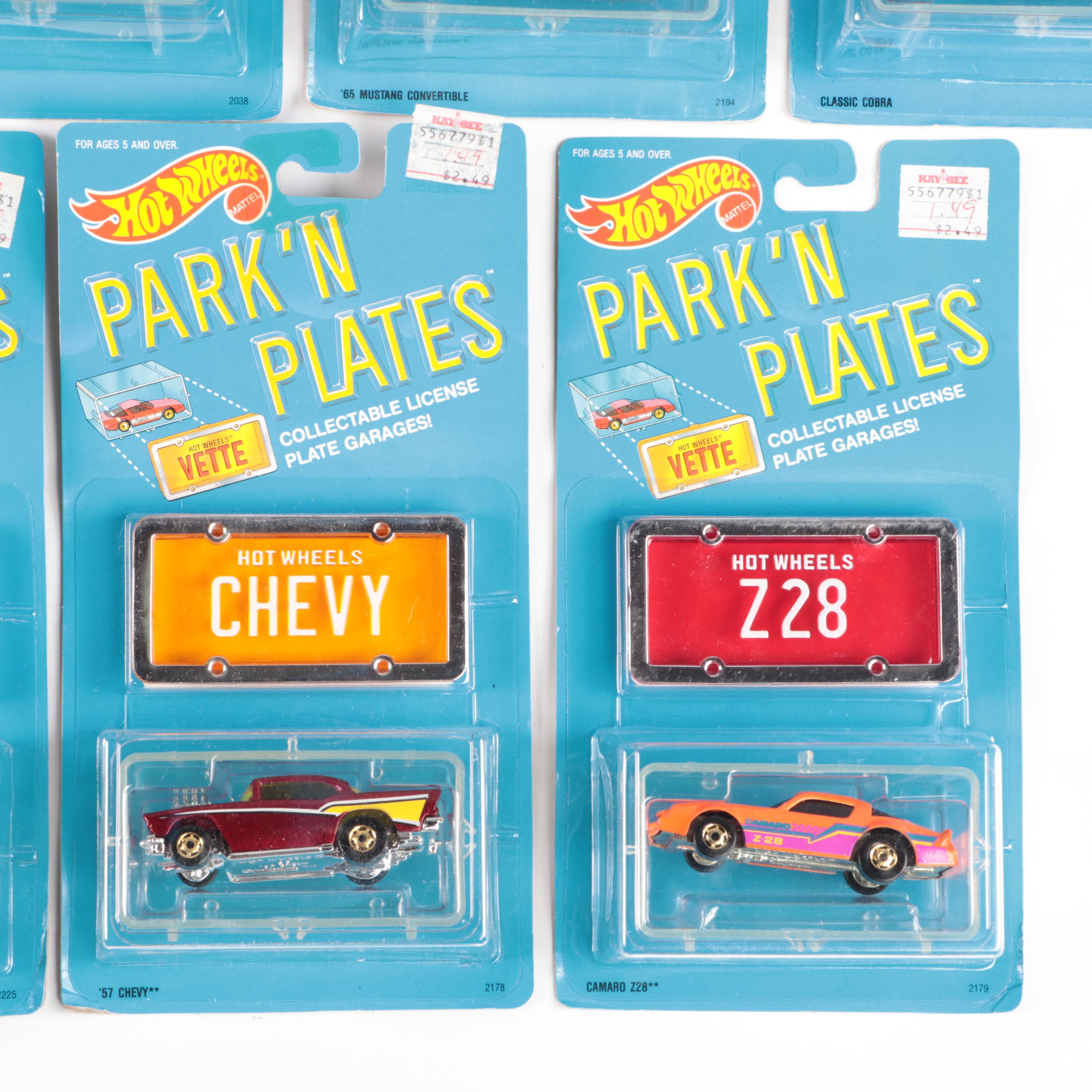 Hot Wheels "Sol Air CX-4" and More Park 'N Plates Series Toy Cars, 1988