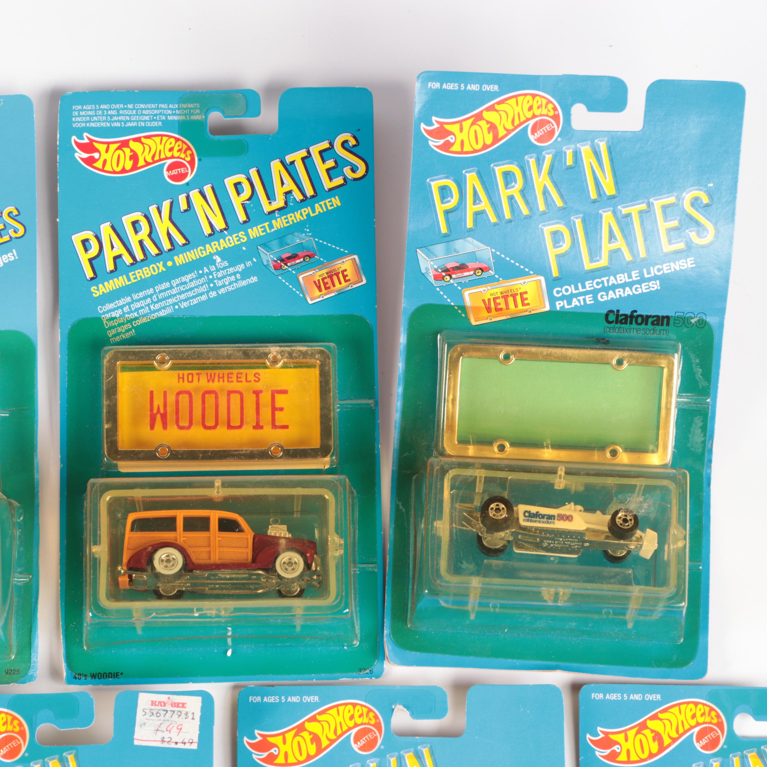 Hot Wheels "Sol Air CX-4" and More Park 'N Plates Series Toy Cars, 1988