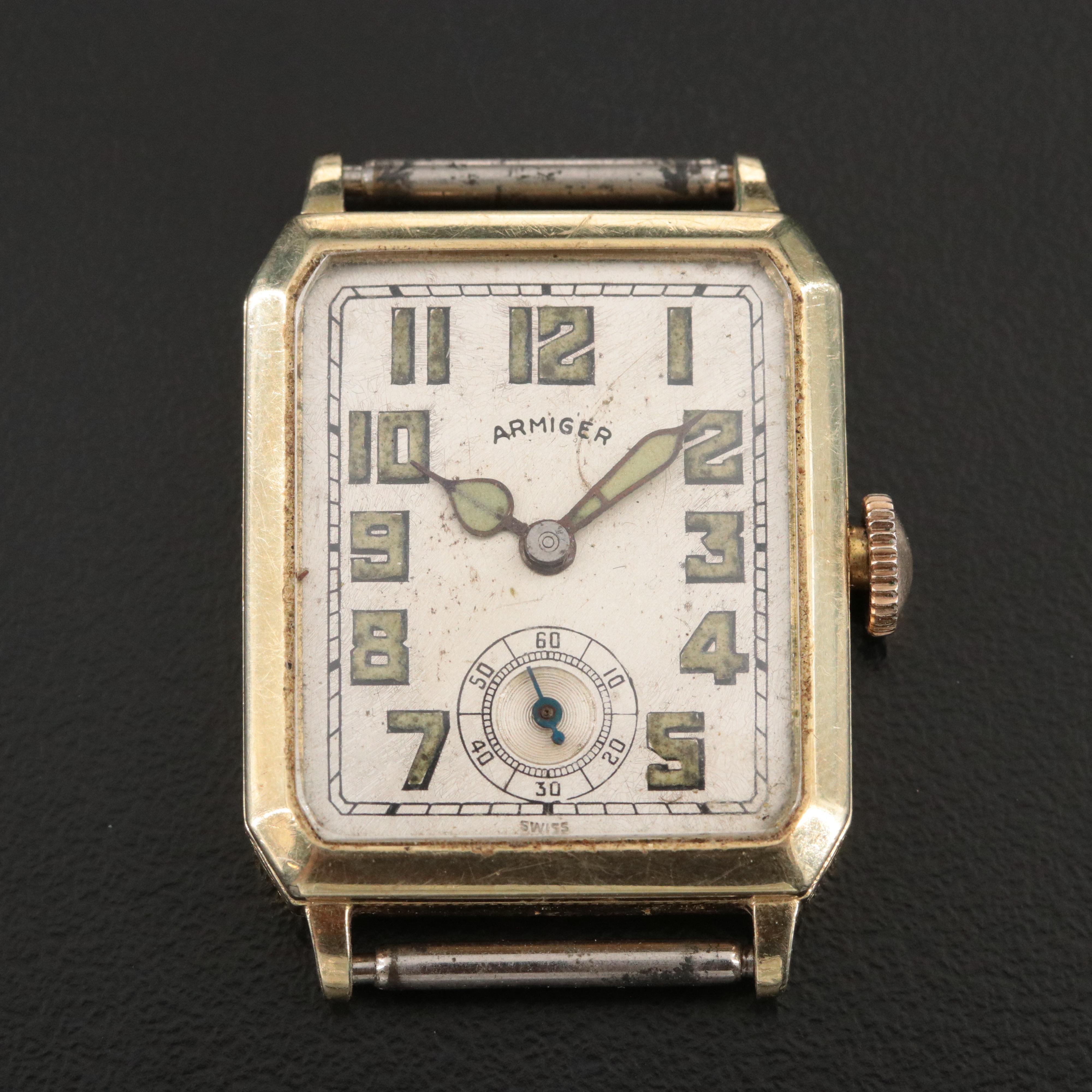 Swiss Armiger Vintage Gold Filled Watch