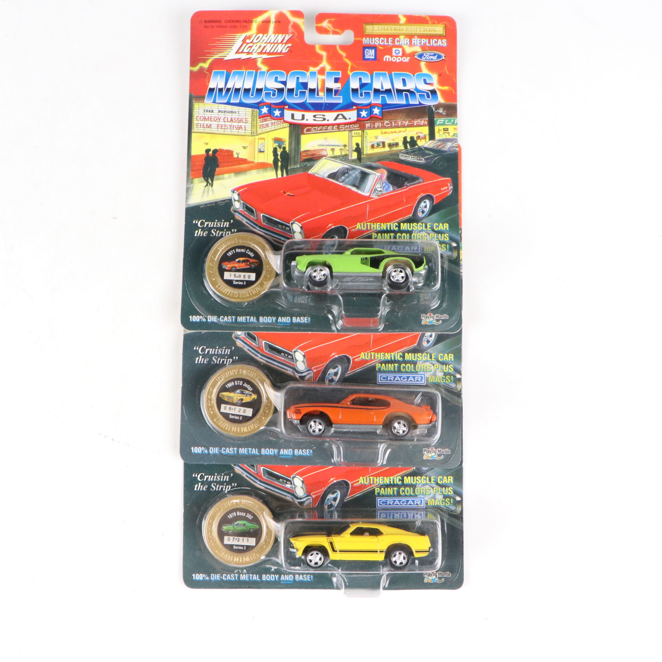 Johnny Lightning Limited Edition Muscle Cars U.S.A. Diecast Toy Cars