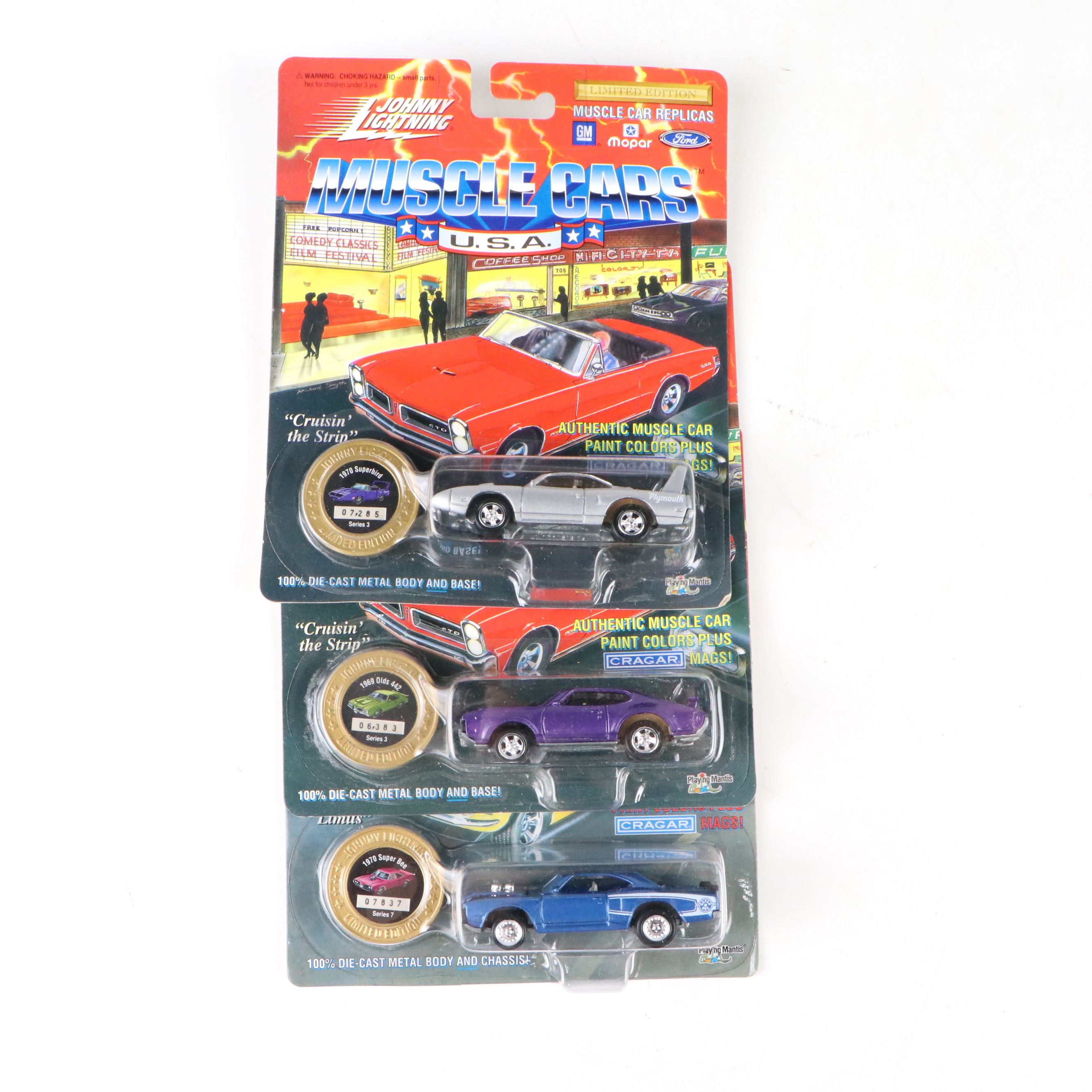 Johnny Lightning Limited Edition Muscle Cars U.S.A. Diecast Toy Cars