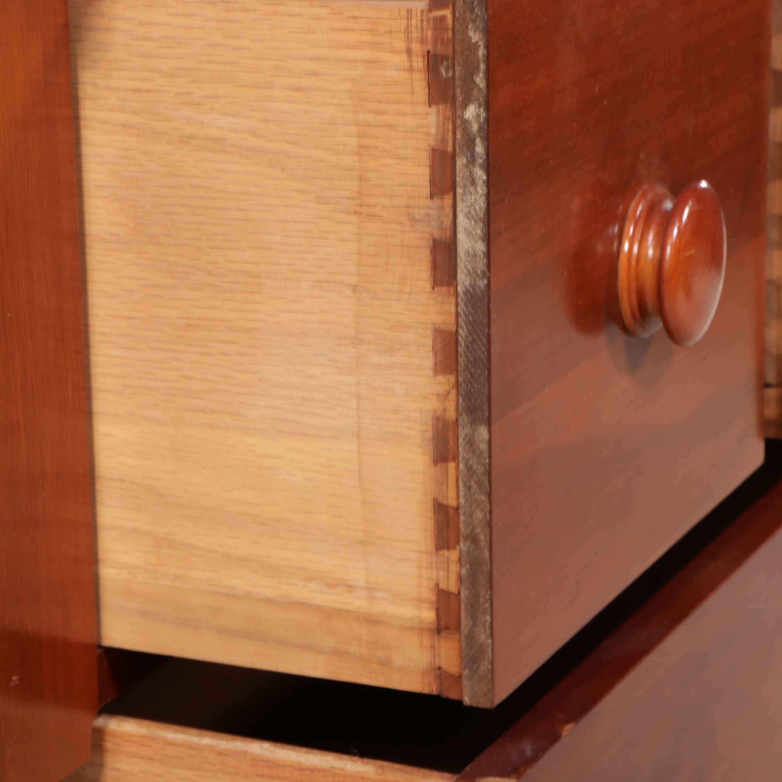 Davis Cabinet Co. Empire Style Cherry Dresser