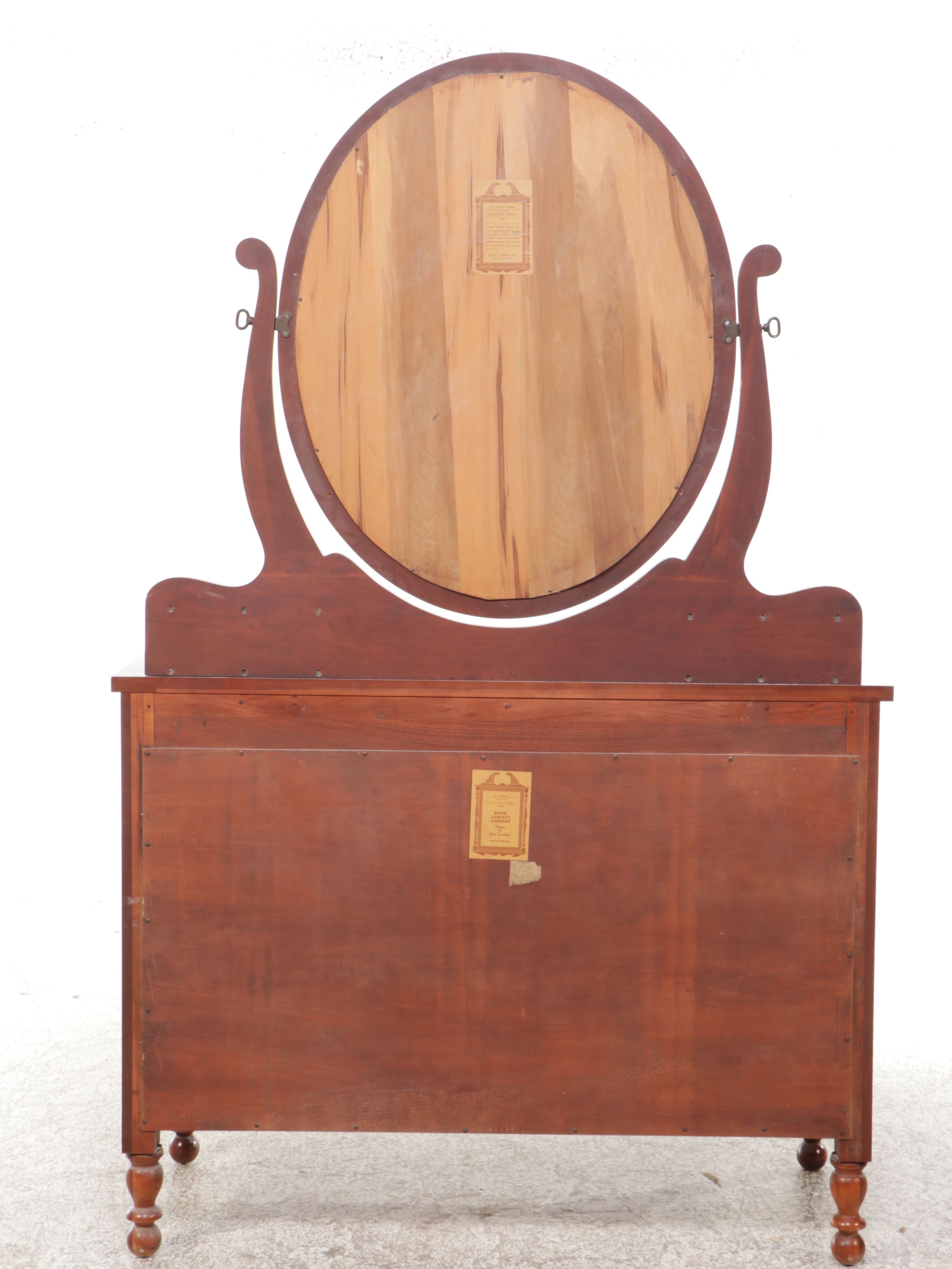 Davis Cabinet Co. Empire Style Cherry Dresser