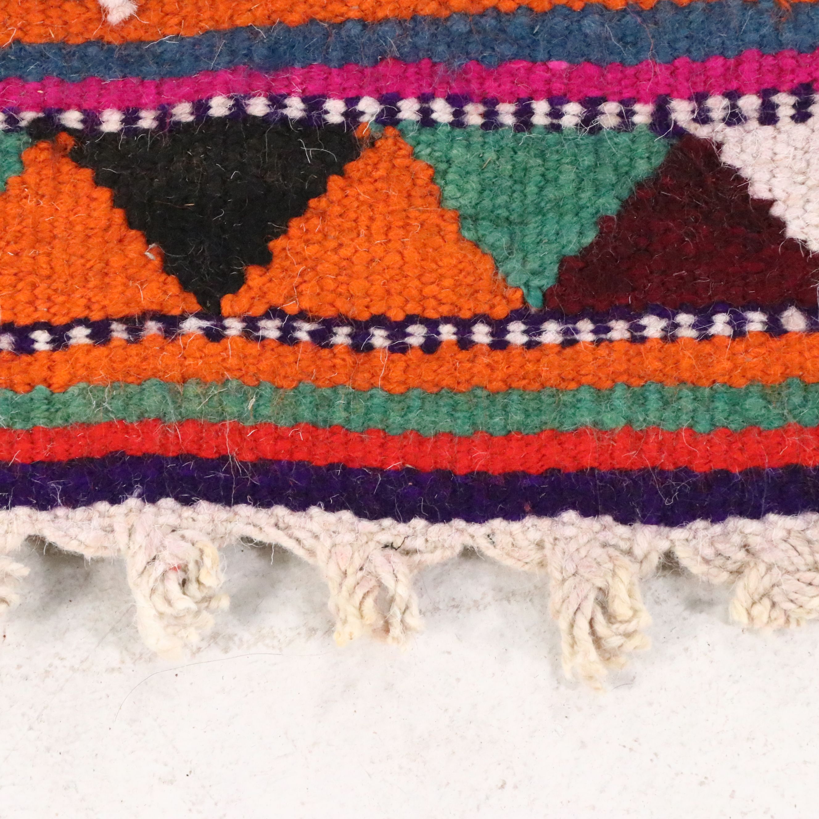 3'7 x 12'6 Hand-Knotted Moroccan Berber Long Rug