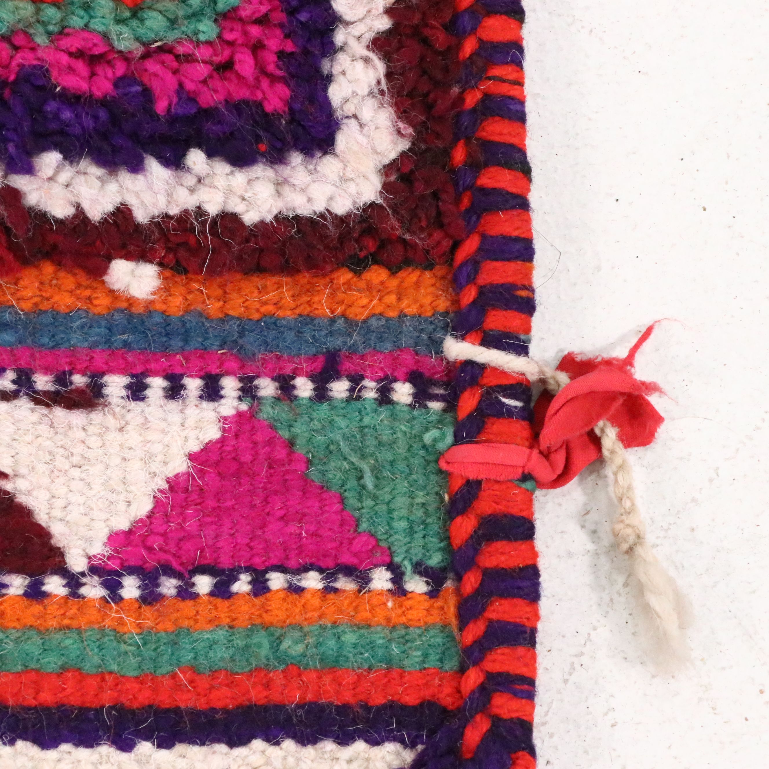 3'7 x 12'6 Hand-Knotted Moroccan Berber Long Rug