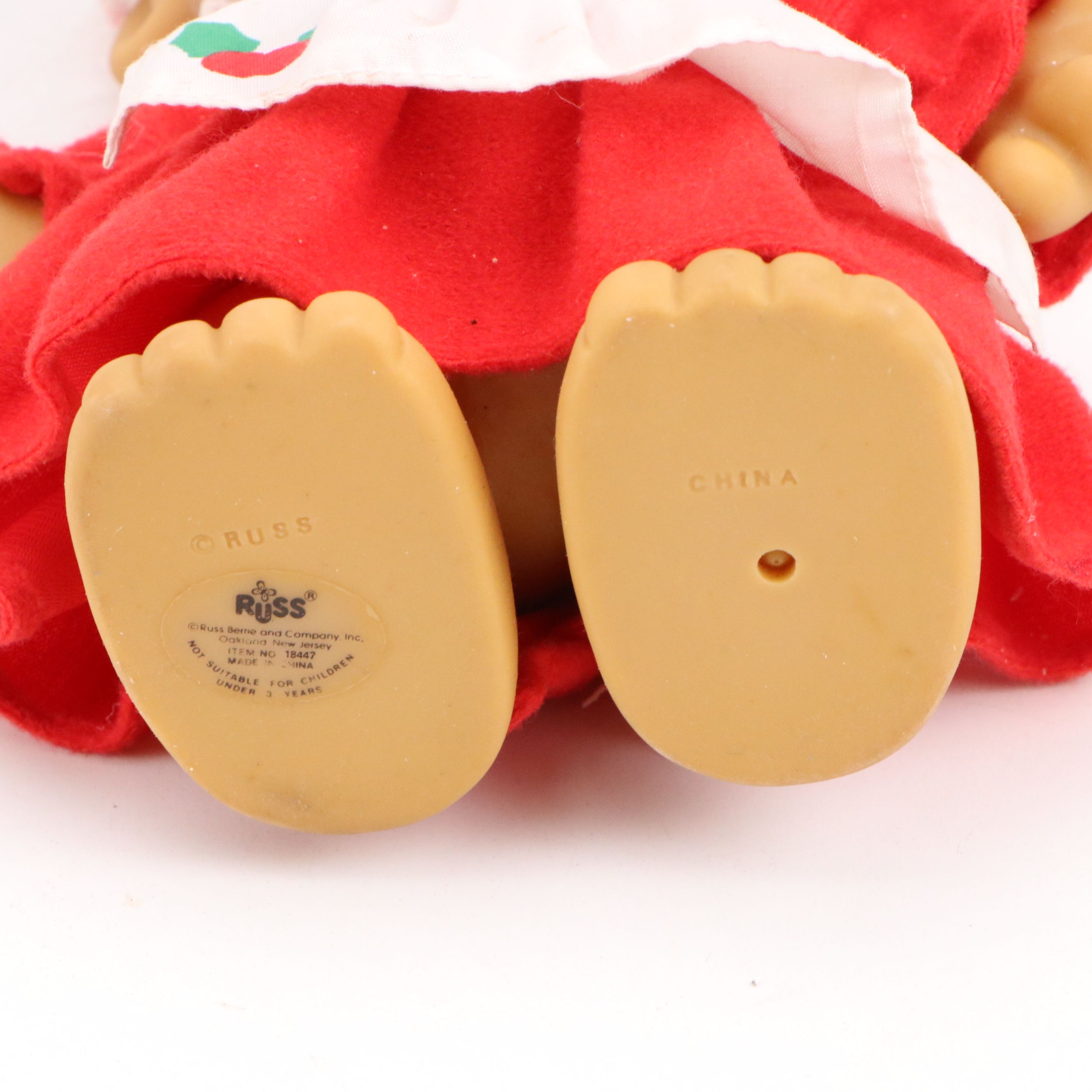 Russ Christmas-Themed Troll Dolls, Late 20th Century