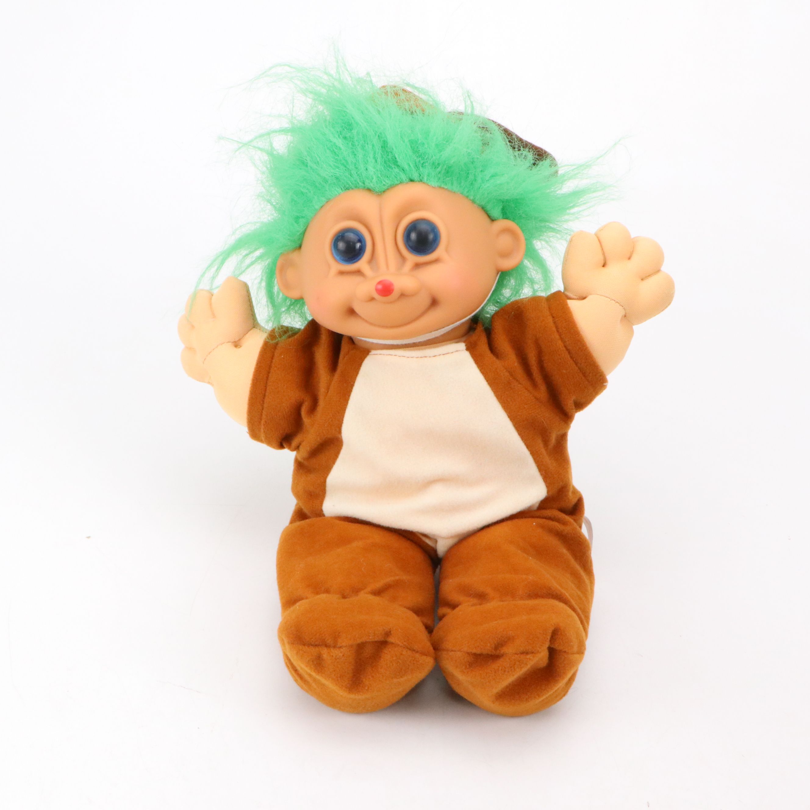 Russ Christmas-Themed Troll Dolls, Late 20th Century