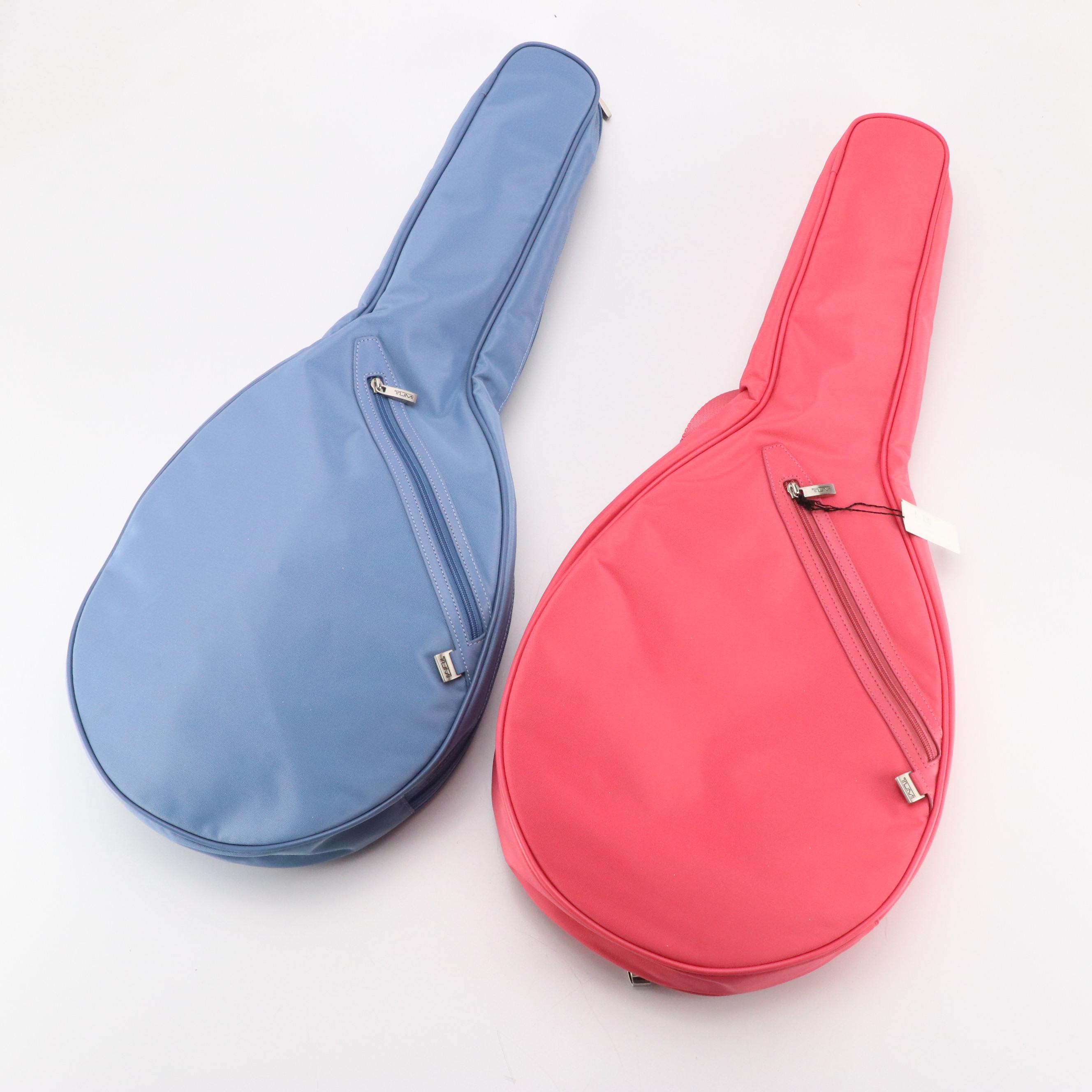 Tumi Vista Collection Tennis Racquet Covers and Utility Pouches in Nylon W/ Tags