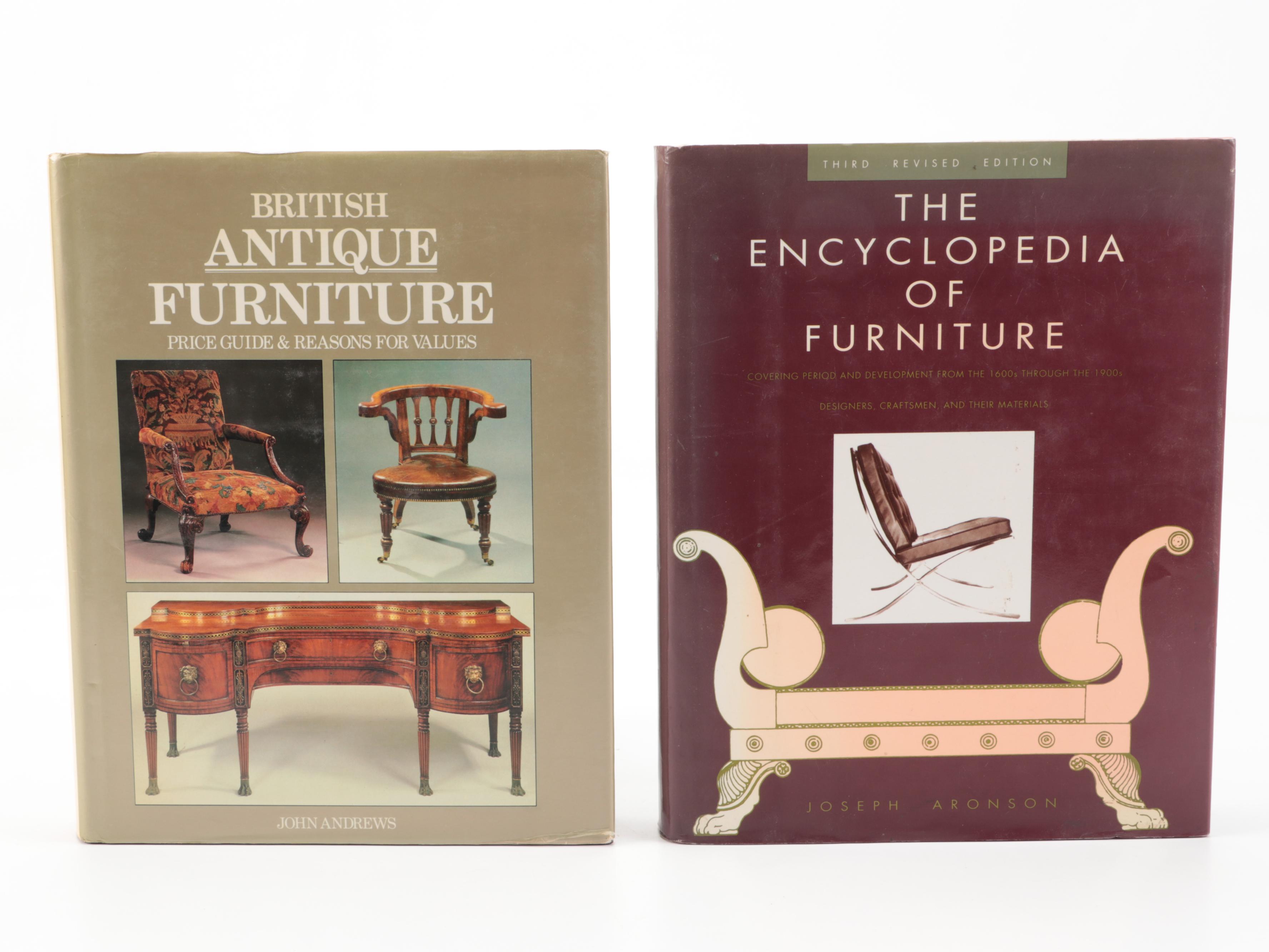 "The Encyclopedia of Furniture" and Other British and American Furniture Books