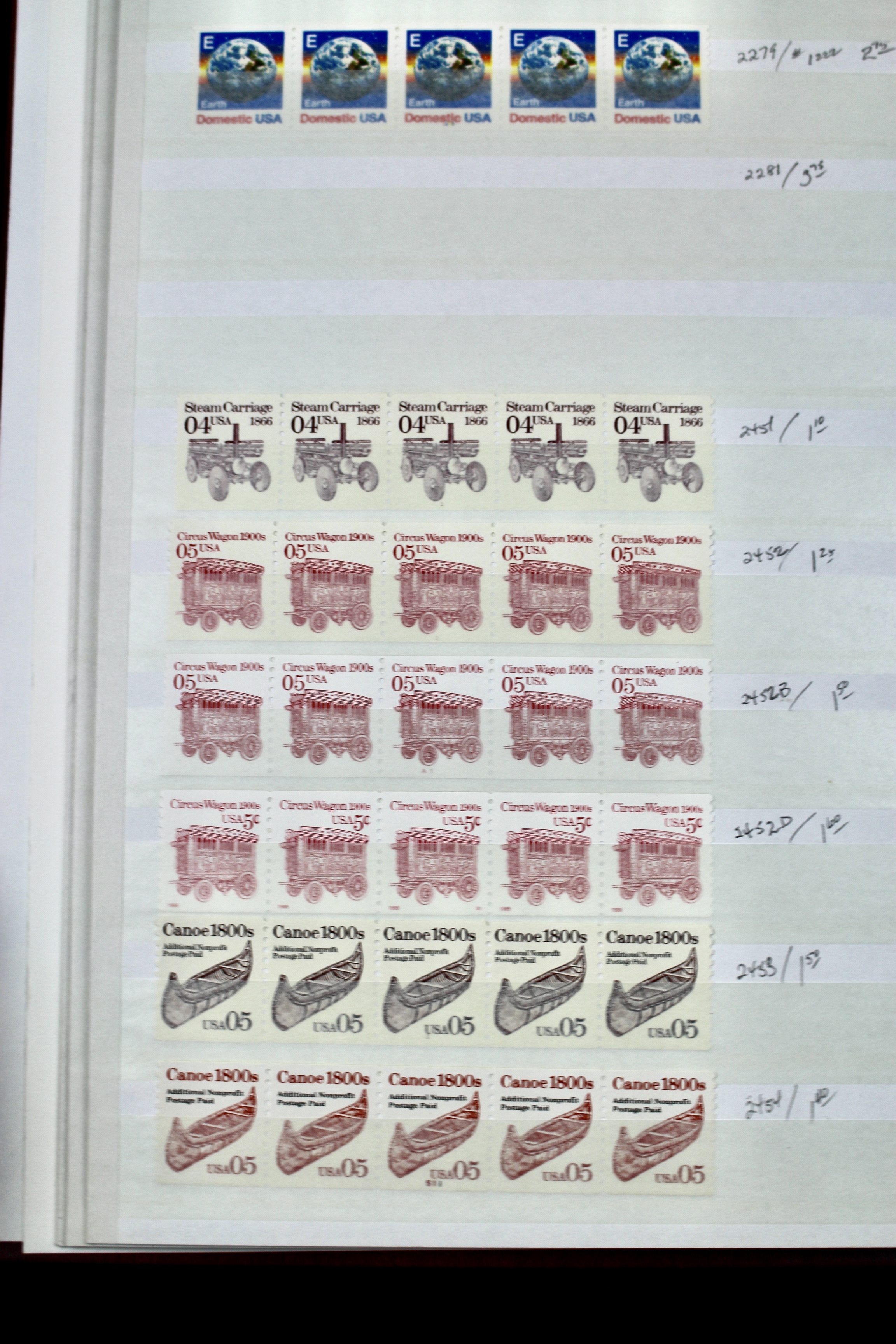 Gigantic Dealer Inventory of Mint U.S. Postage Stamps