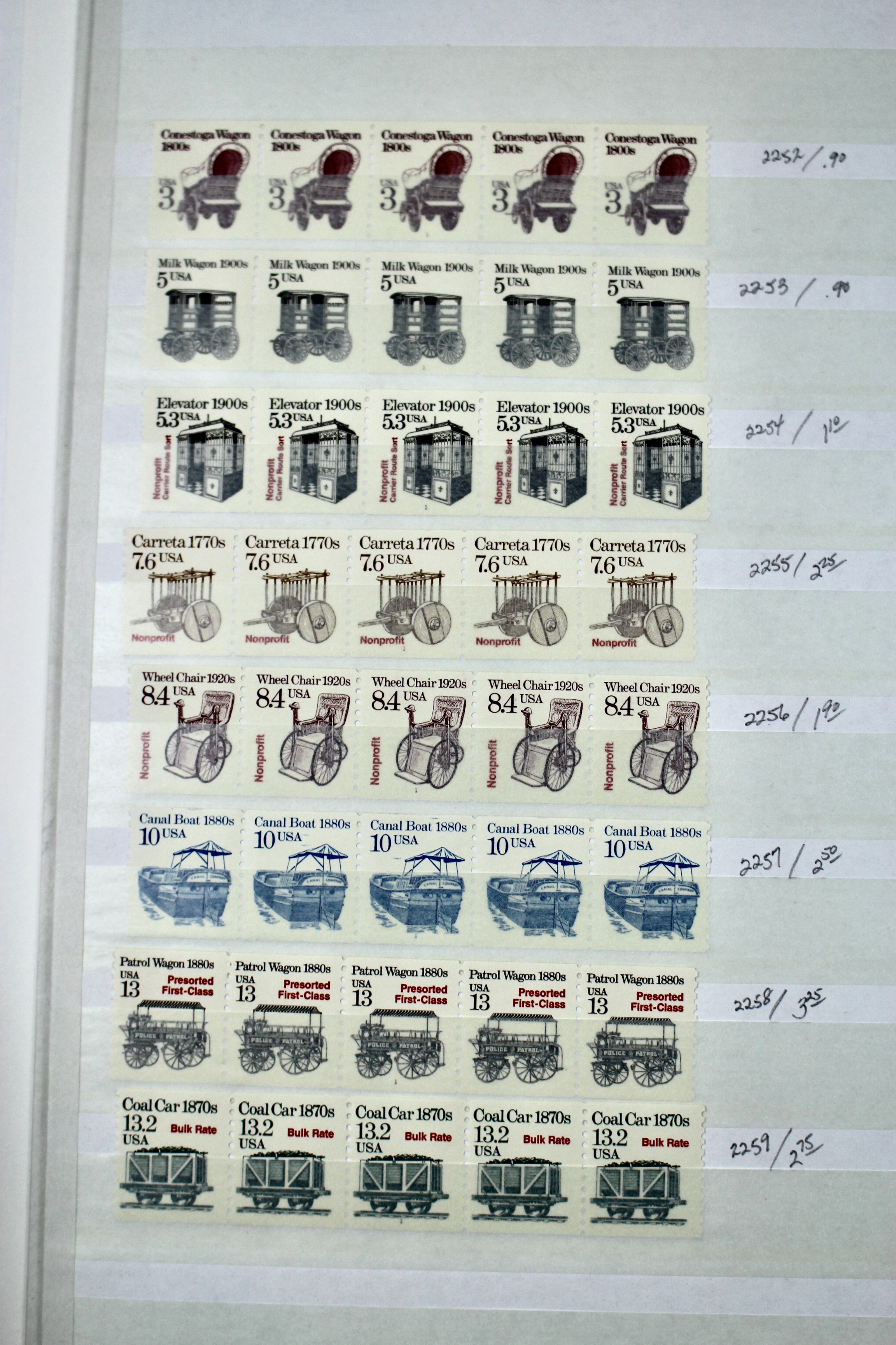 Gigantic Dealer Inventory of Mint U.S. Postage Stamps