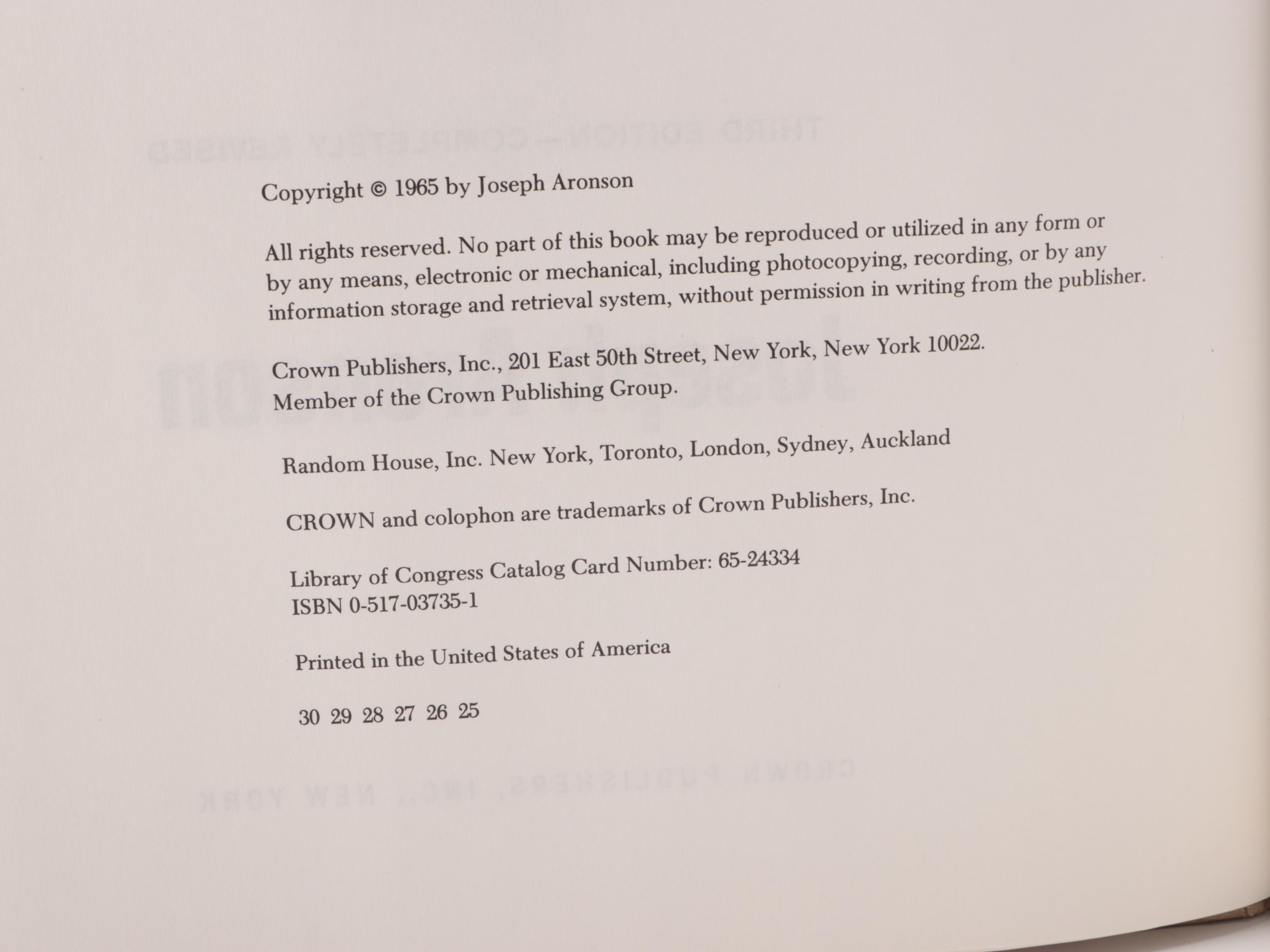 "The Encyclopedia of Furniture" and Other British and American Furniture Books