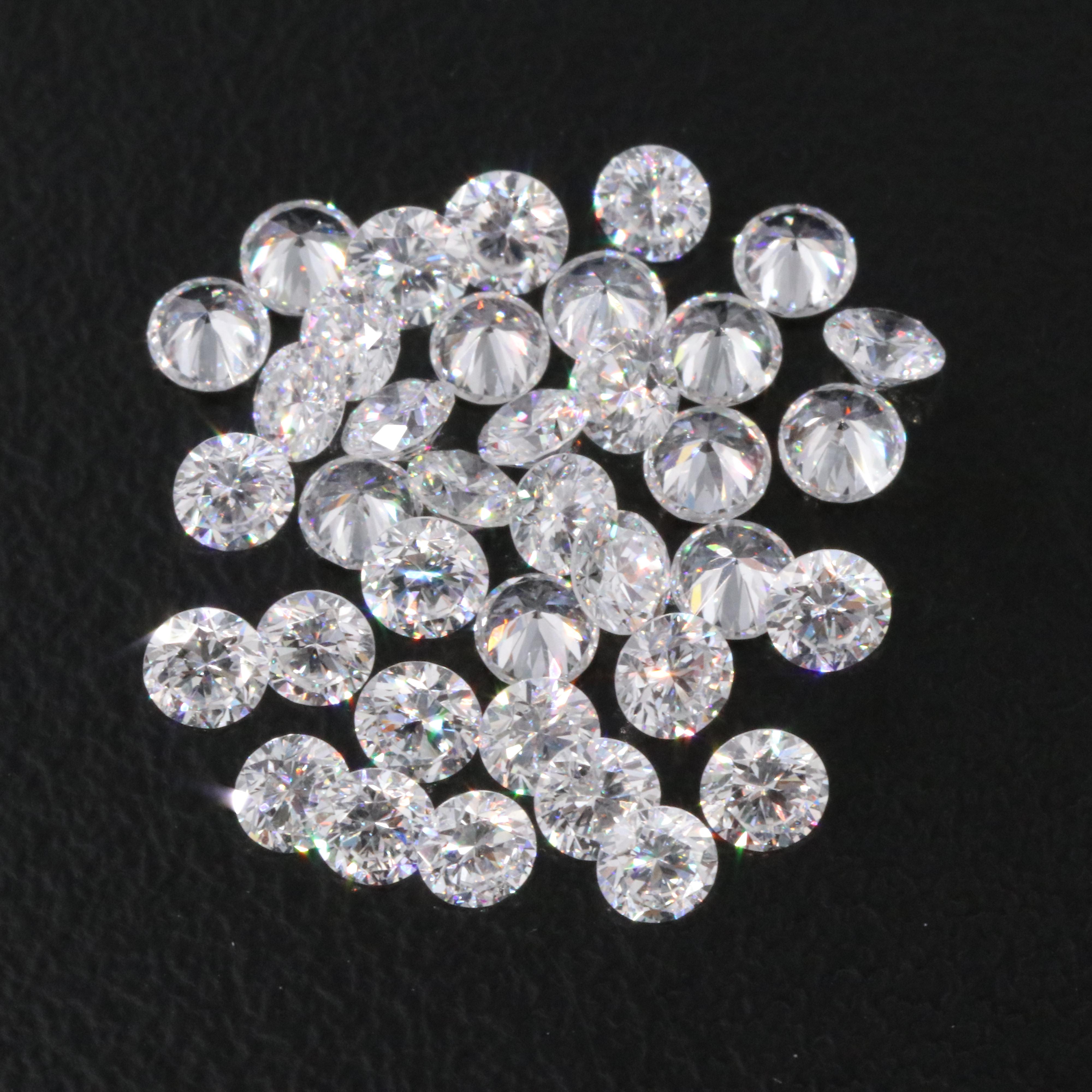 Loose 3.14 CTW Lab Grown Diamonds