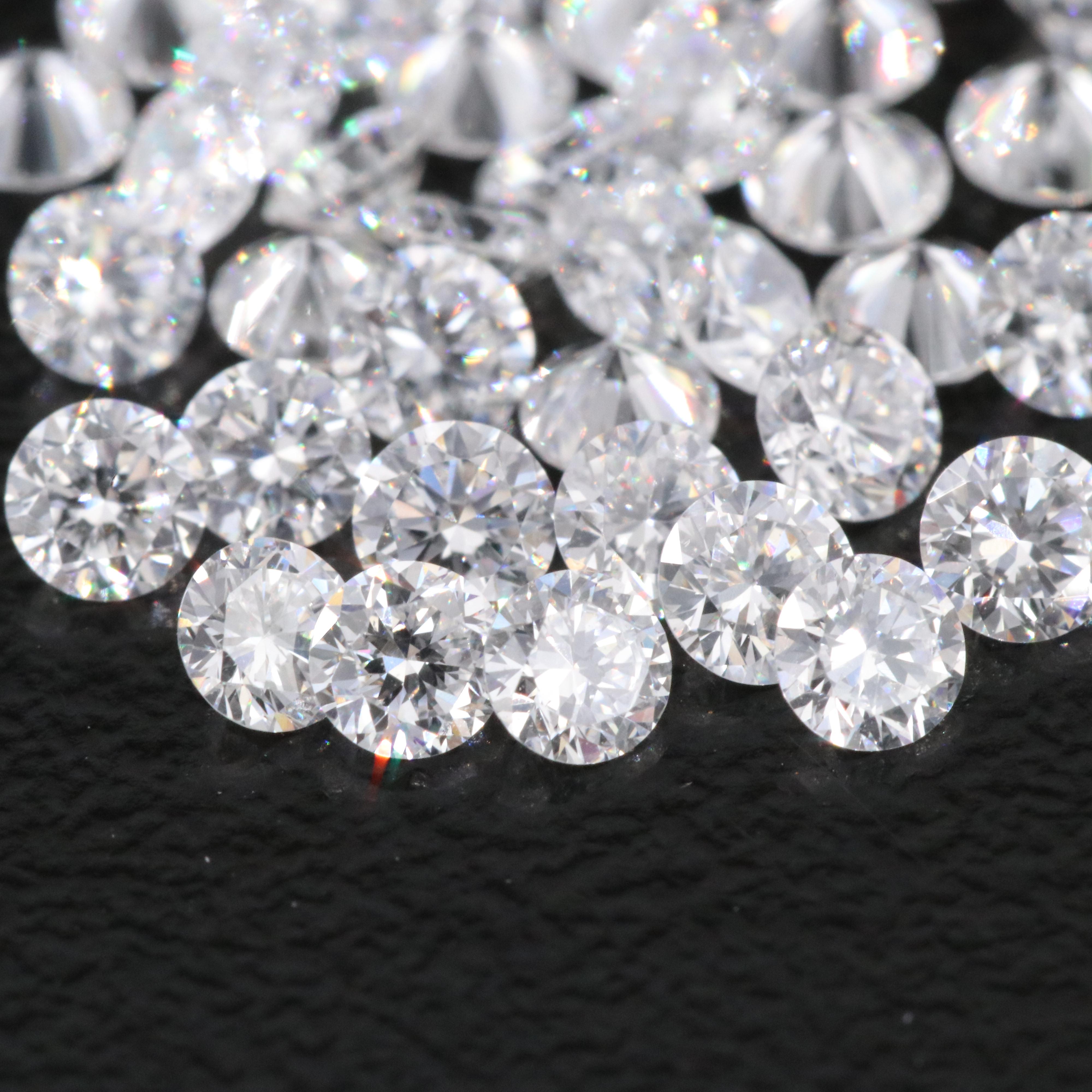 Loose 3.14 CTW Lab Grown Diamonds