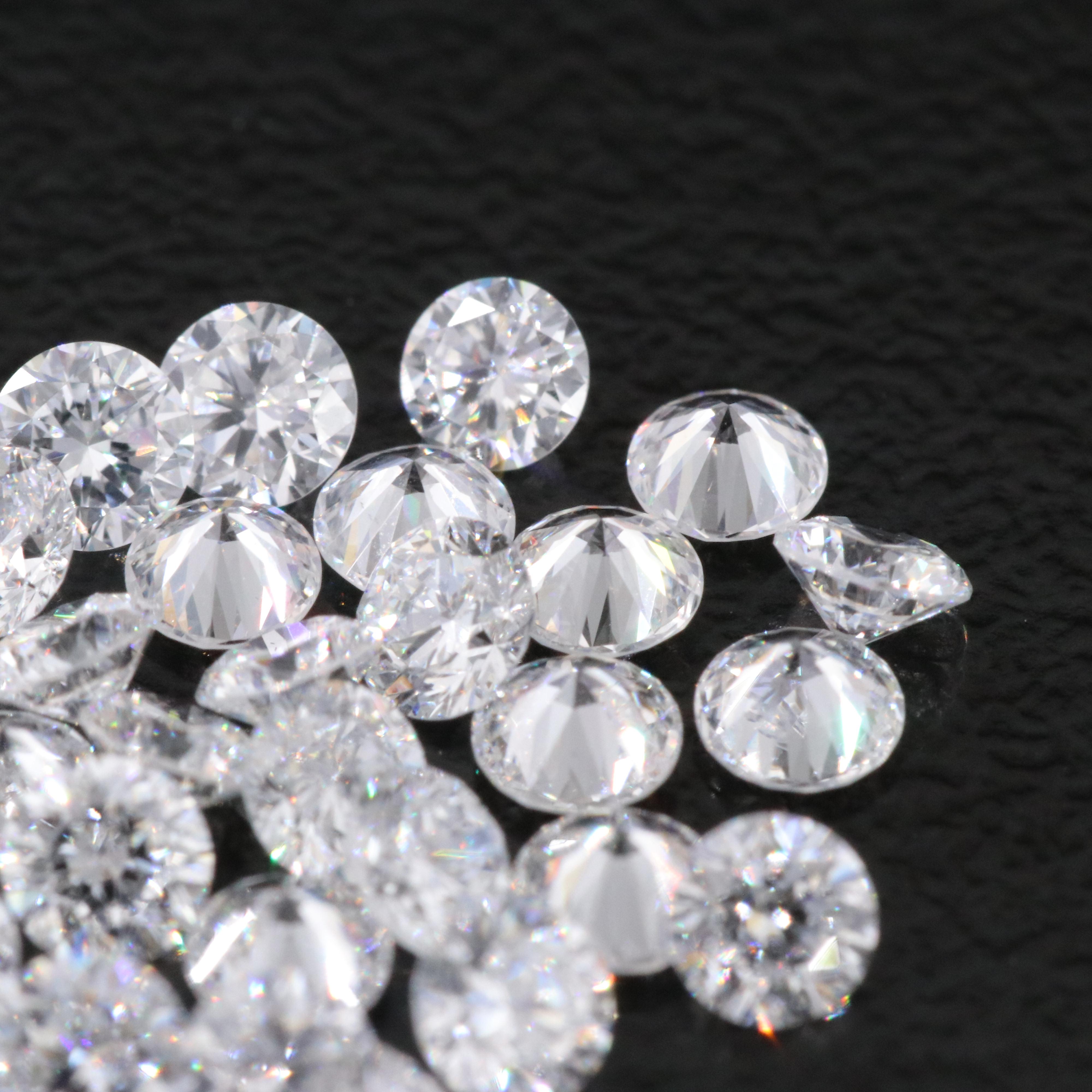 Loose 3.14 CTW Lab Grown Diamonds