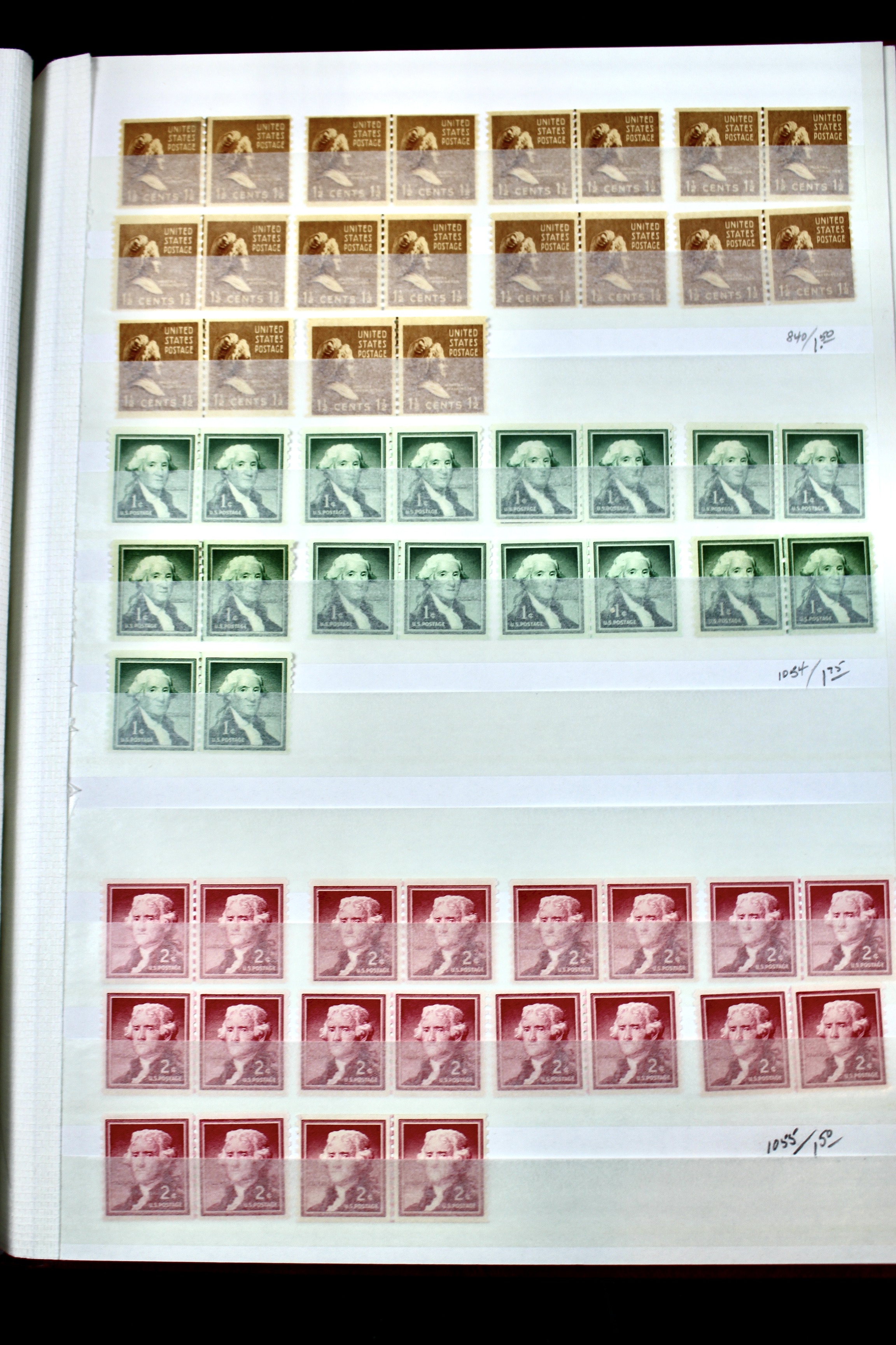Gigantic Dealer Inventory of Mint U.S. Postage Stamps