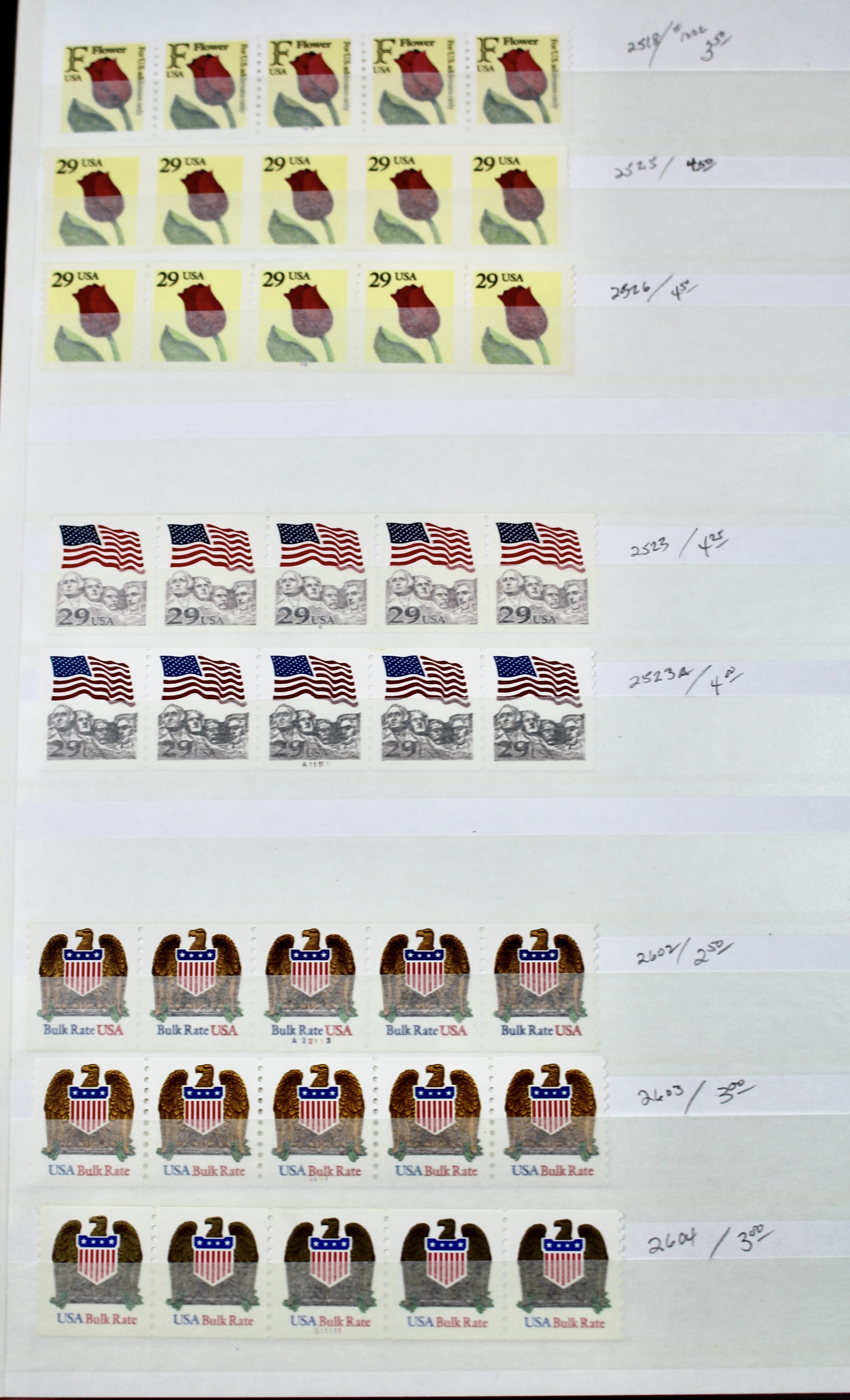 Gigantic Dealer Inventory of Mint U.S. Postage Stamps