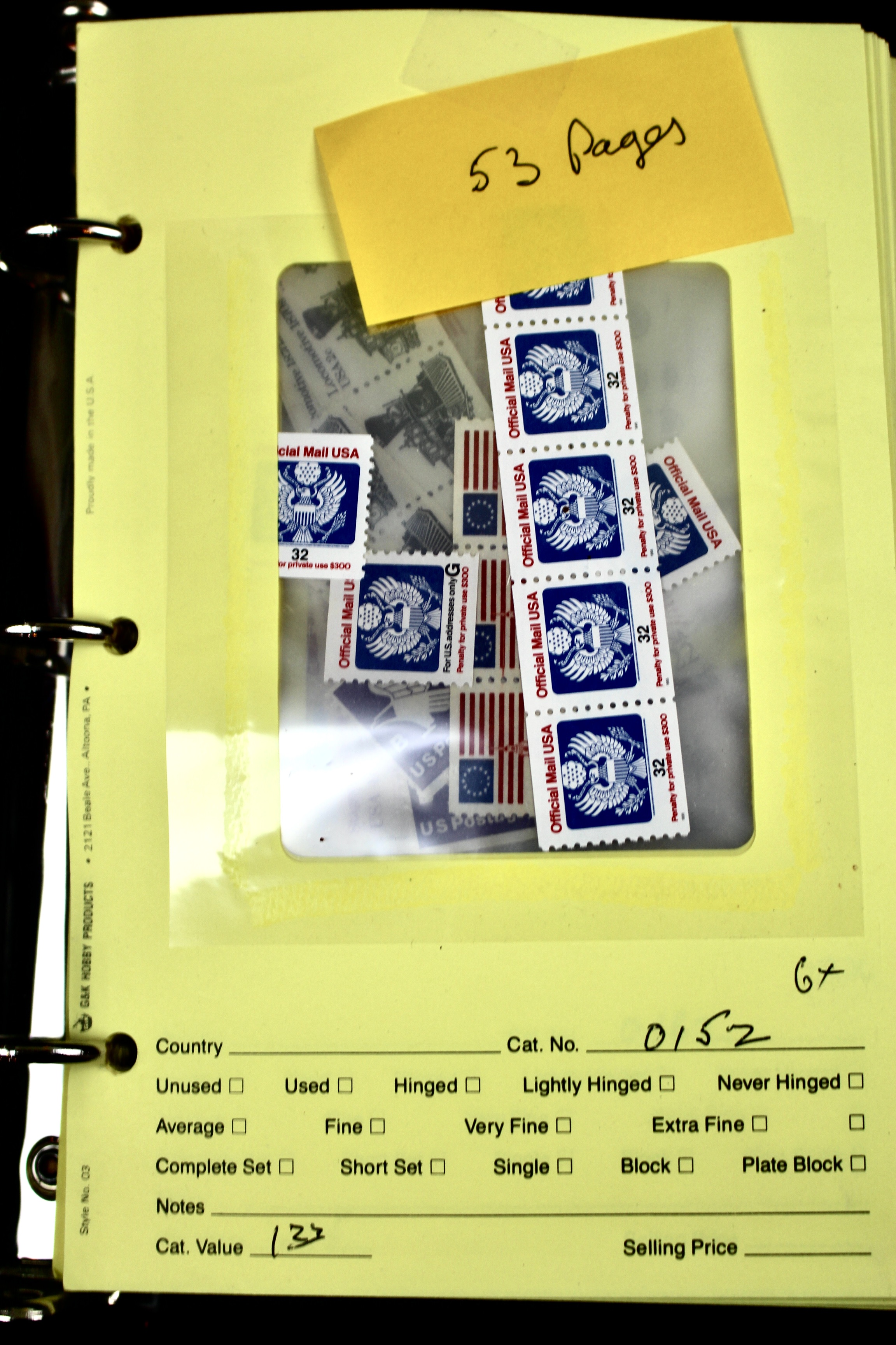 Gigantic Dealer Inventory of Mint U.S. Postage Stamps