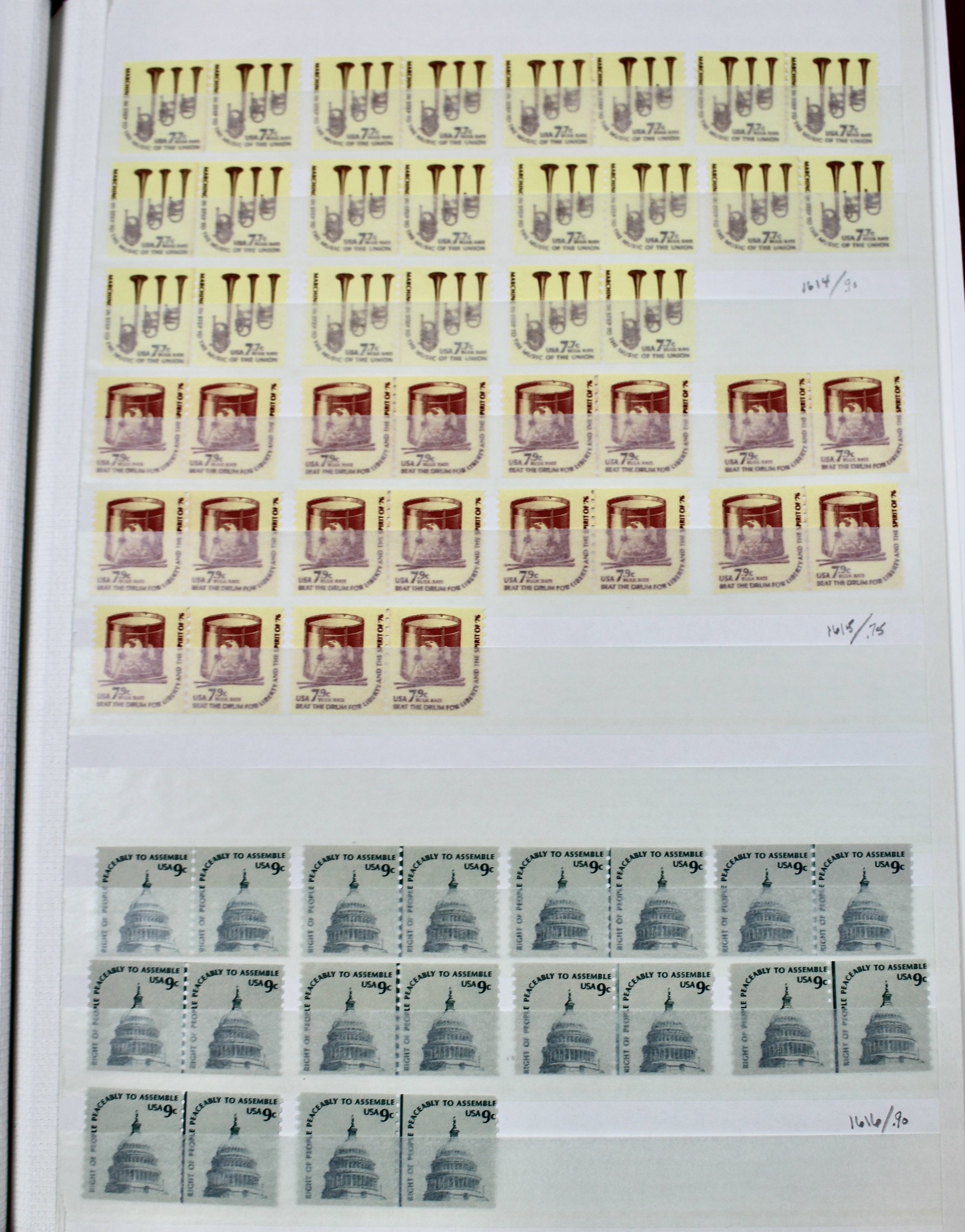 Gigantic Dealer Inventory of Mint U.S. Postage Stamps