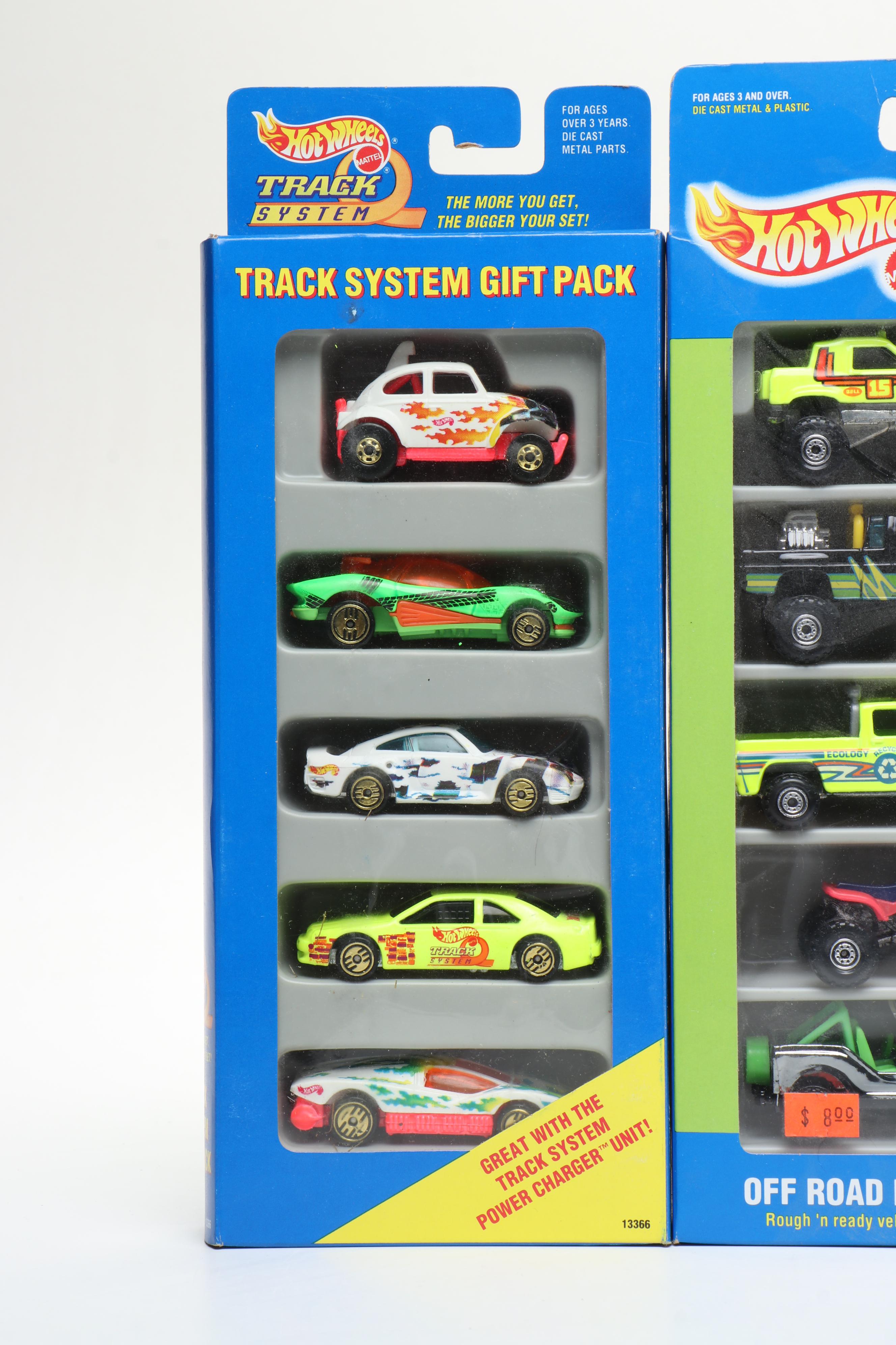 Hot Wheels "Off Road Explorers," "Ford" and More Toy Car Gift Packs, 1990s