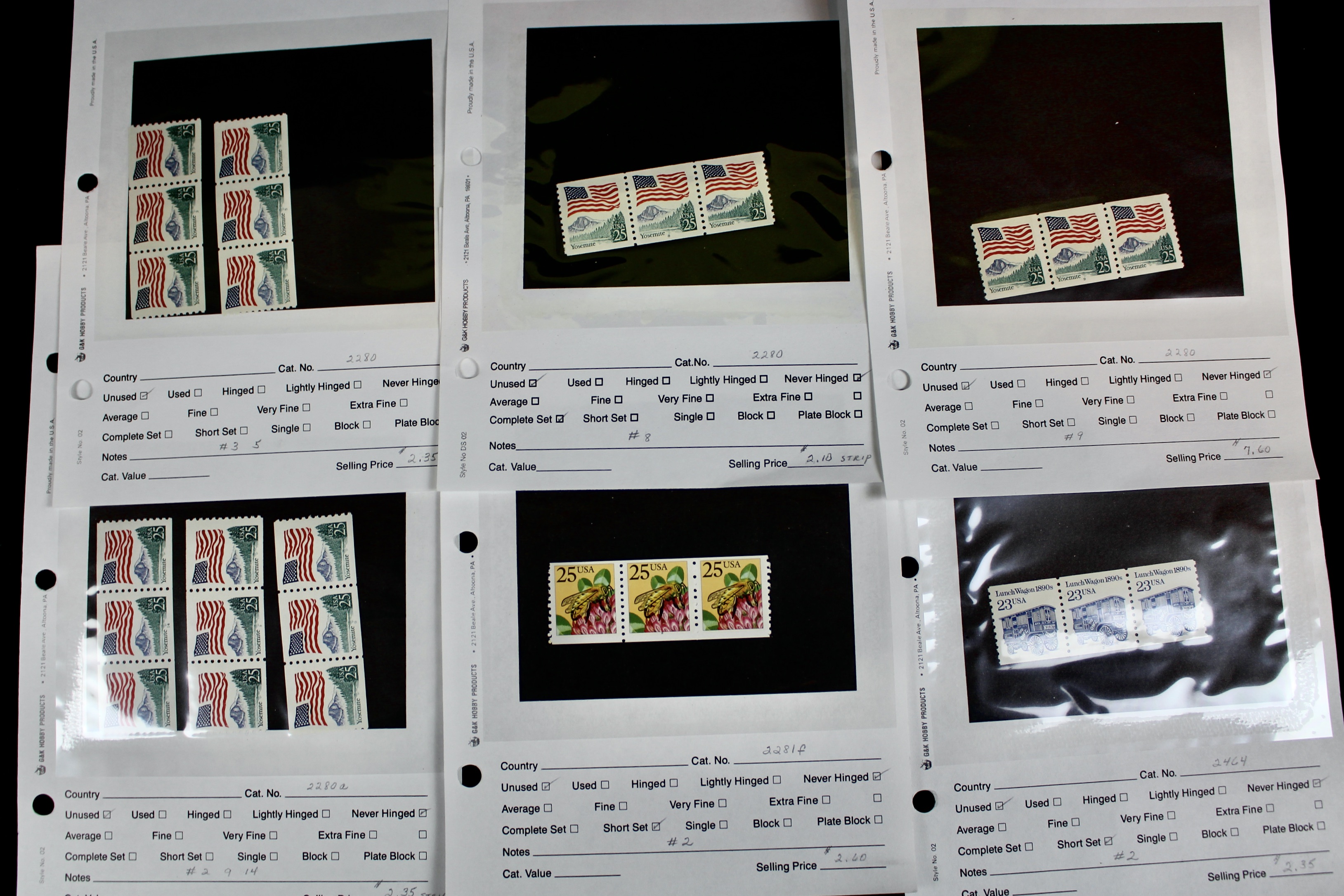 Gigantic Dealer Inventory of Mint U.S. Postage Stamps