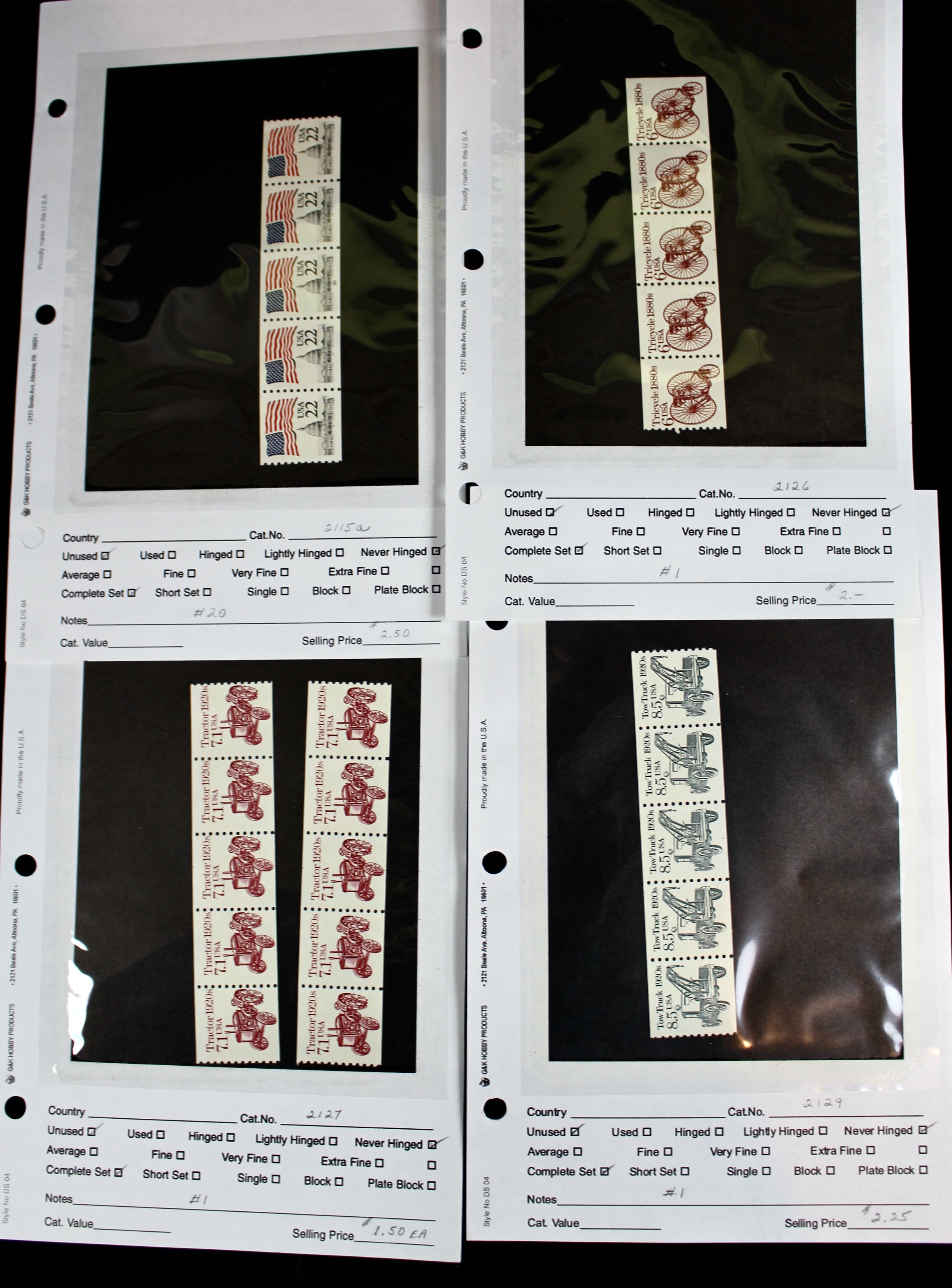 Gigantic Dealer Inventory of Mint U.S. Postage Stamps