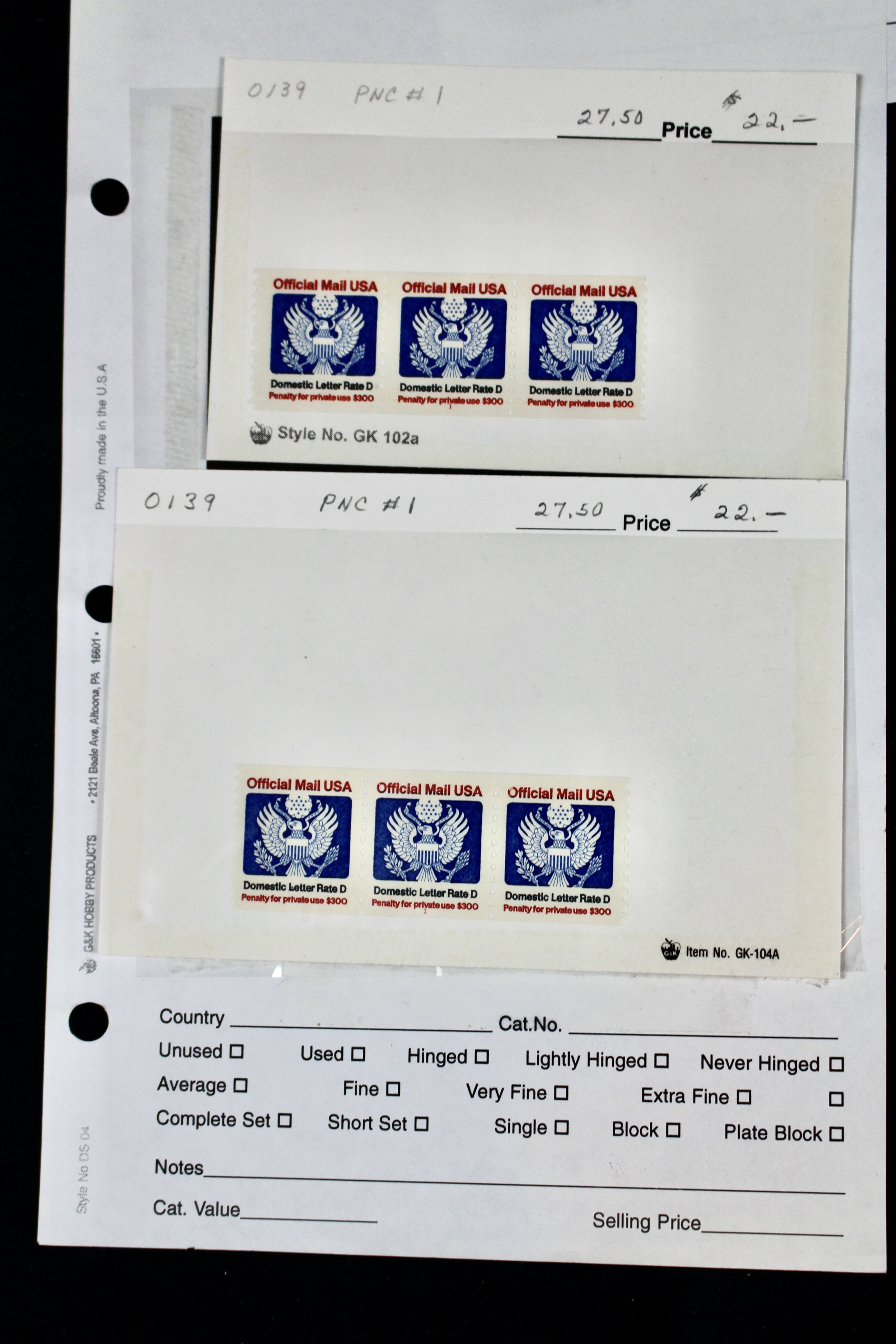 Gigantic Dealer Inventory of Mint U.S. Postage Stamps