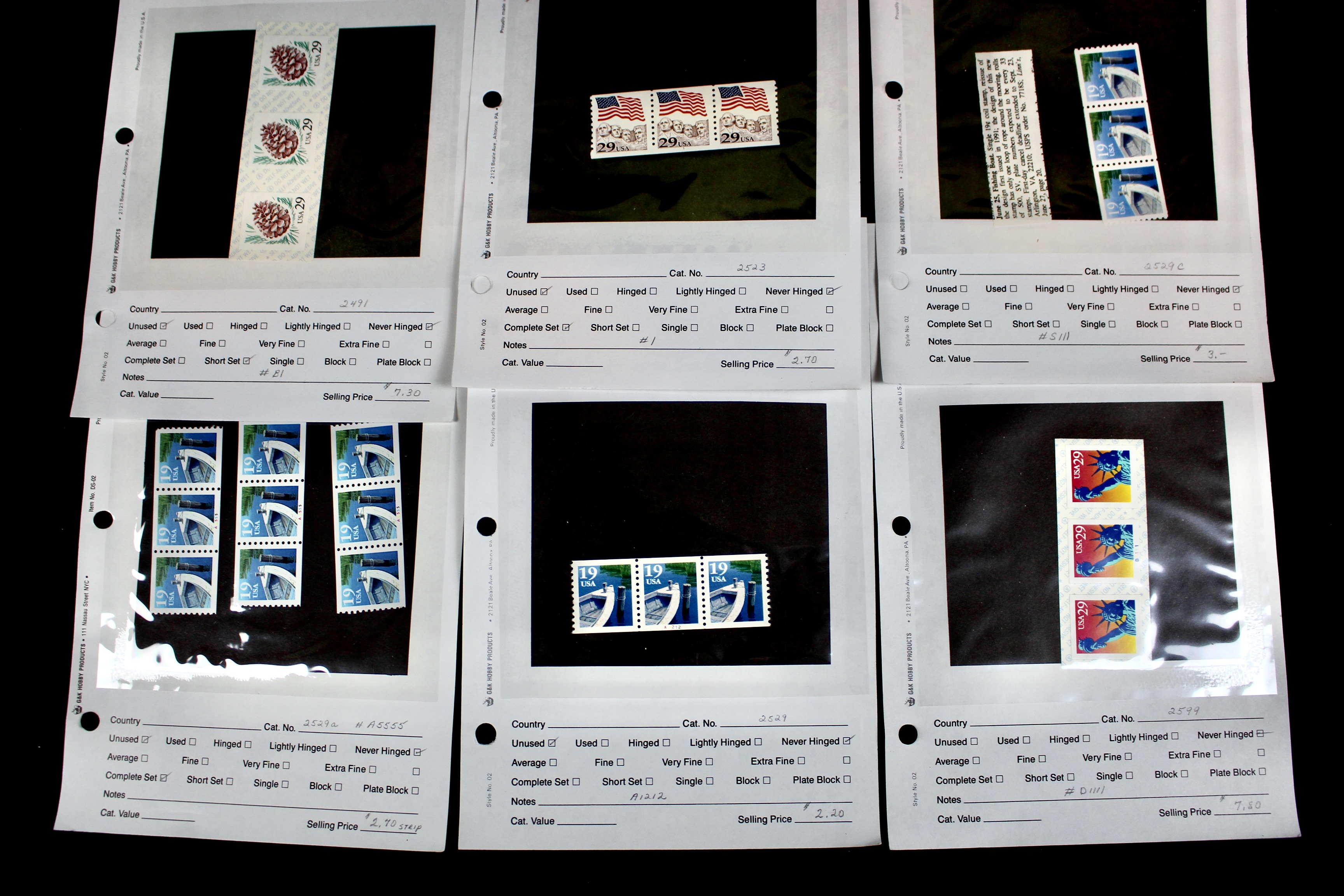 Gigantic Dealer Inventory of Mint U.S. Postage Stamps