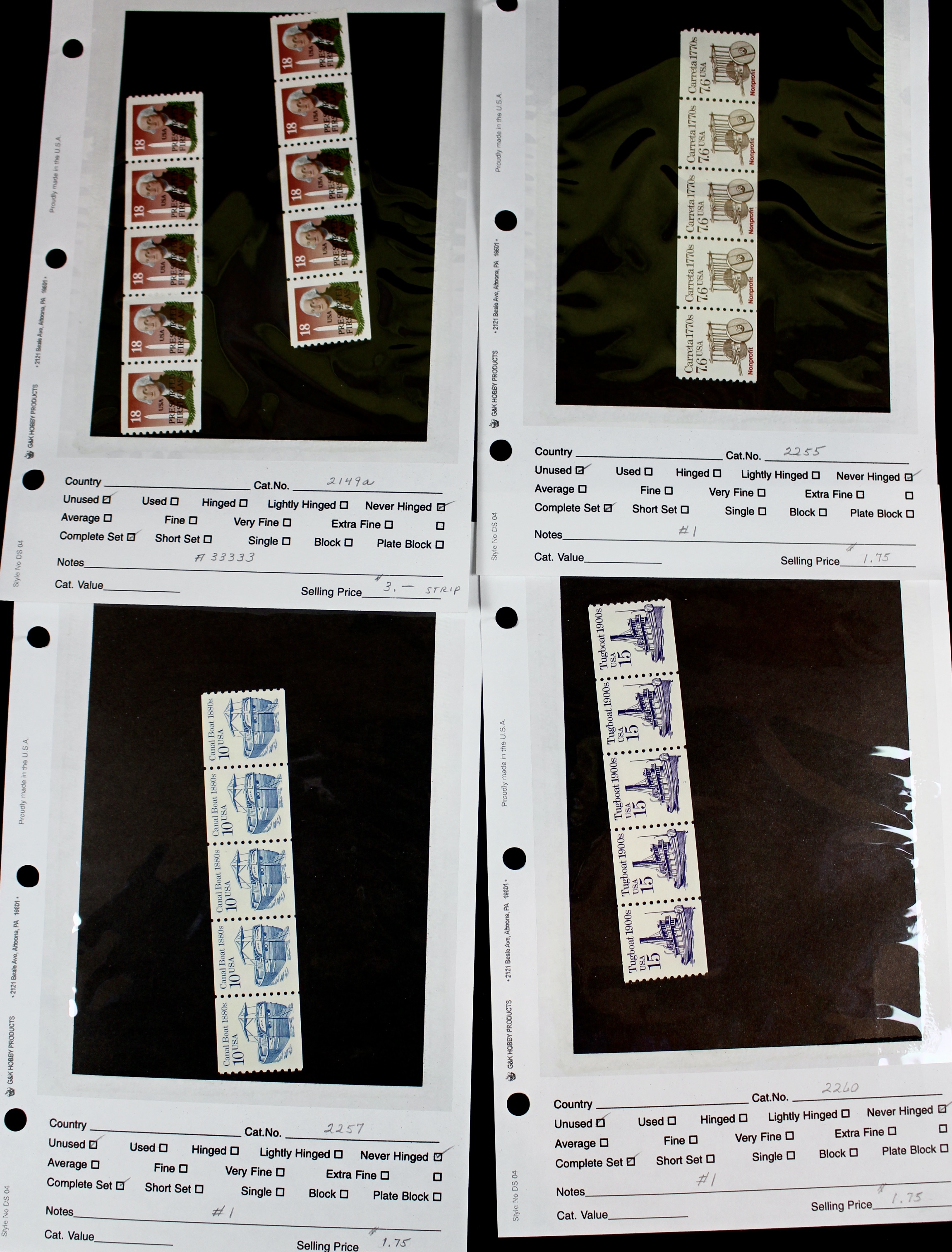 Gigantic Dealer Inventory of Mint U.S. Postage Stamps