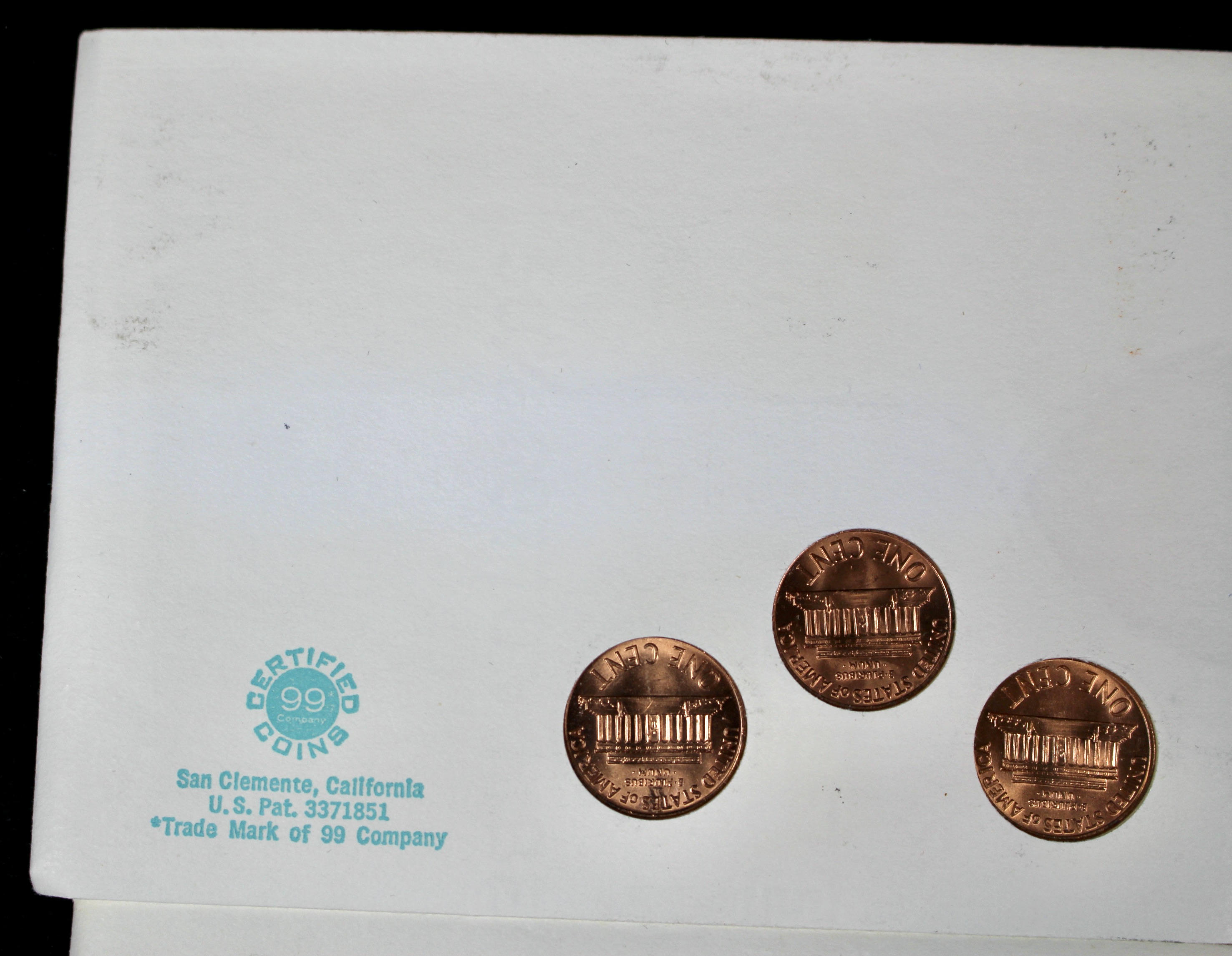 Eight Different Coin and Stamp Covers Issued by The 99 Company, 1970s