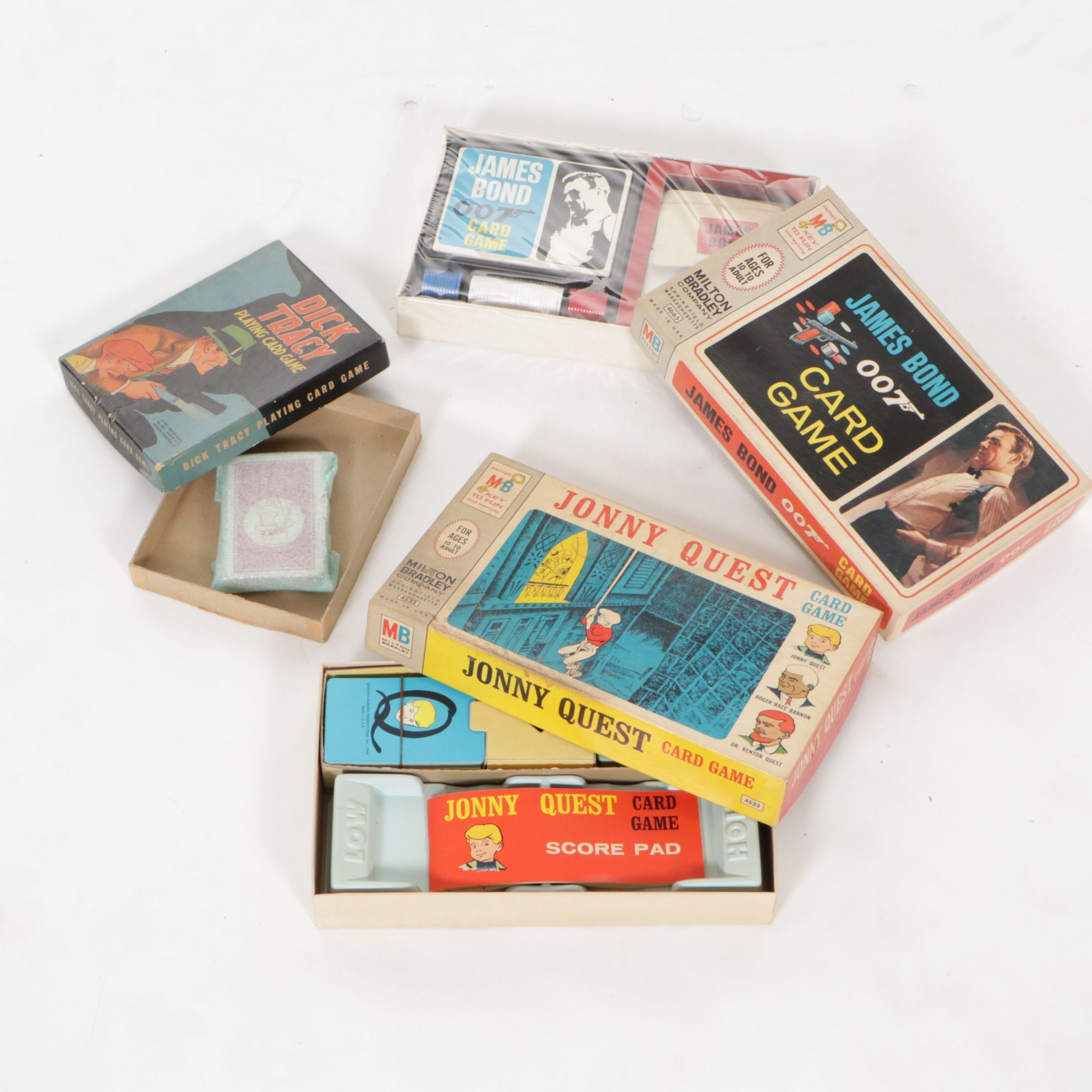 Action Board Games Including "Miami Vice", "James Bond", and More
